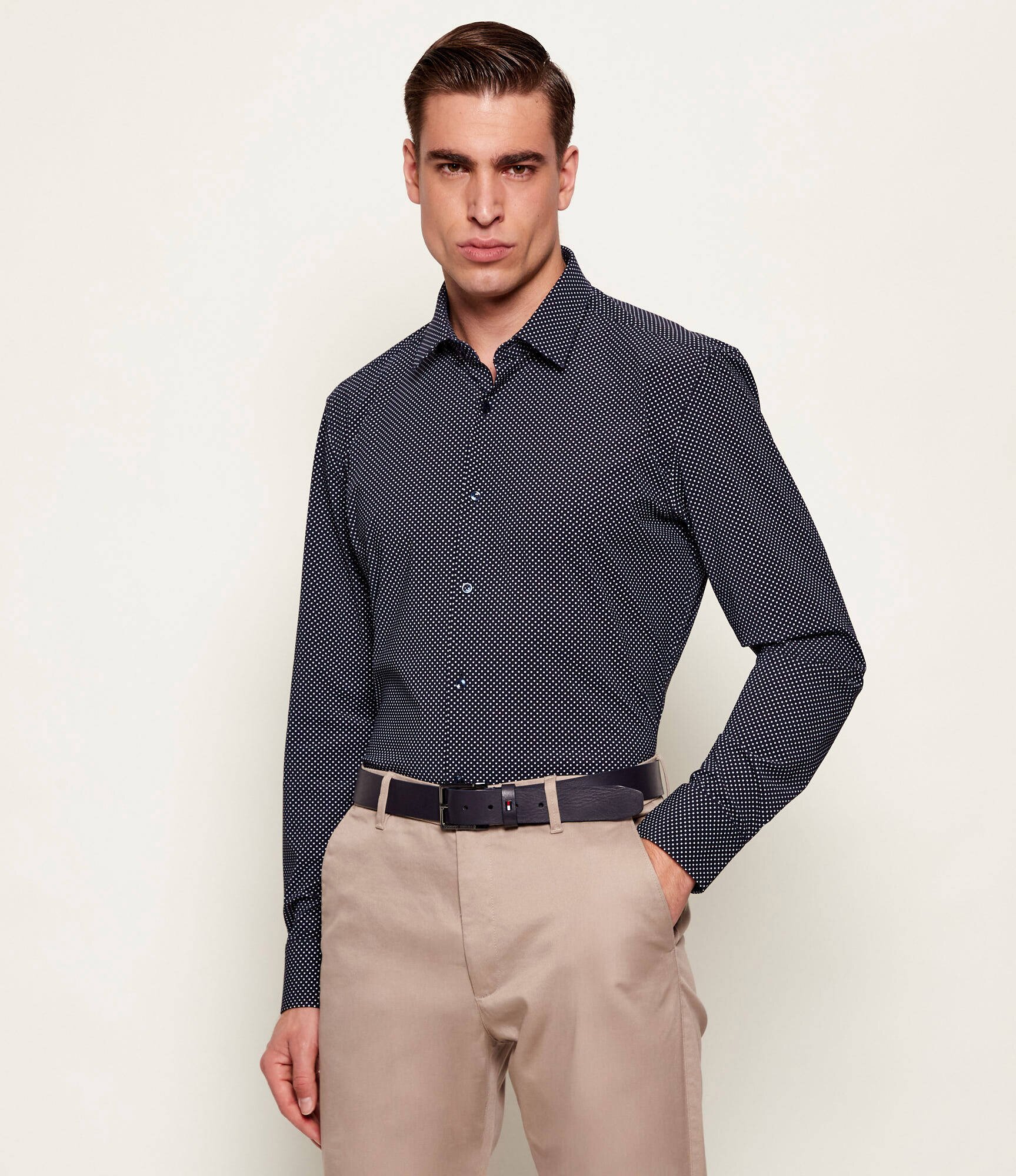 BOSS BLACK Cămașă P-HANK-S-K-261 | Custom slim fit