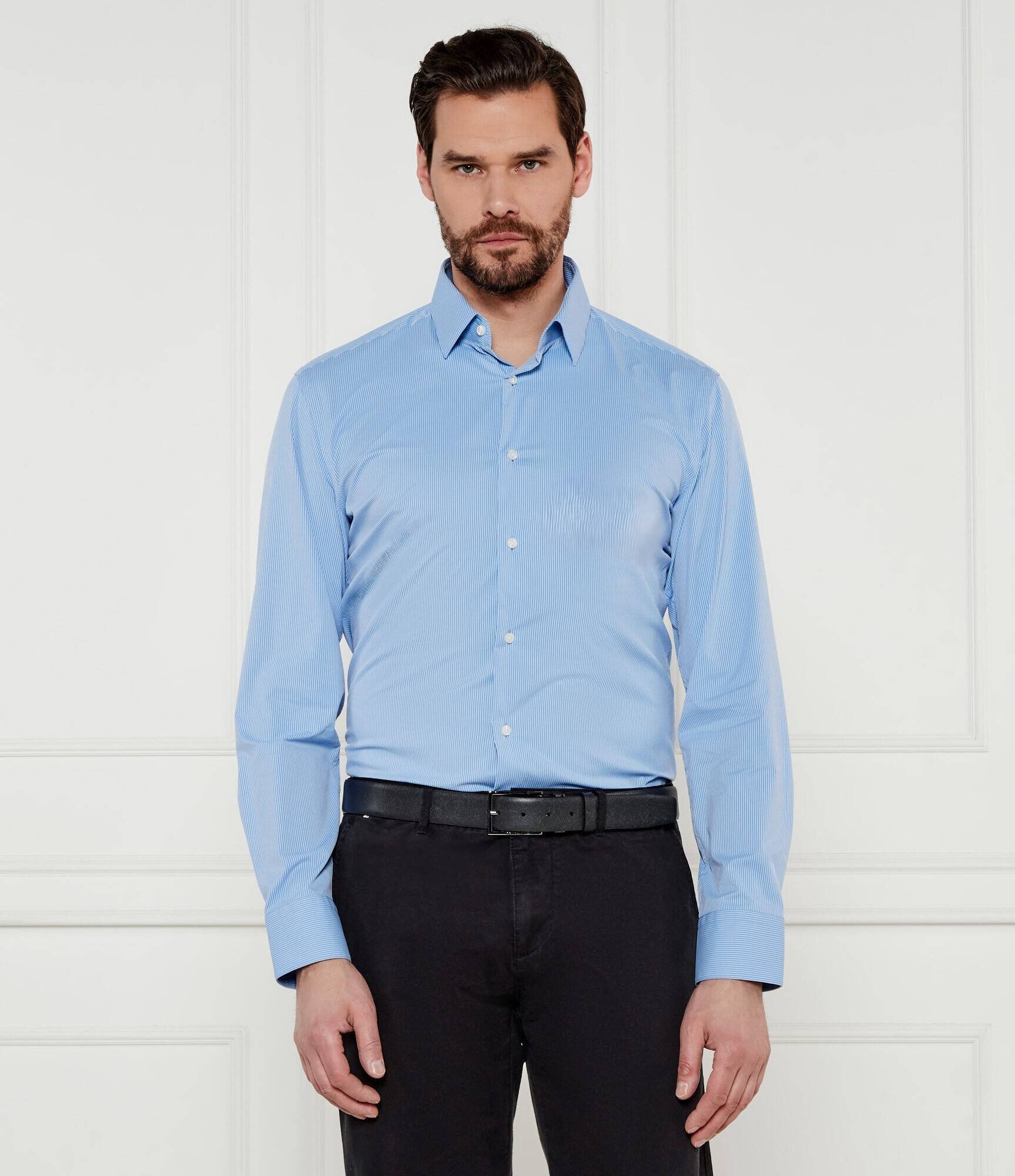 BOSS BLACK Cămașă P-HANK-s-kent-C1-222 | Slim Fit