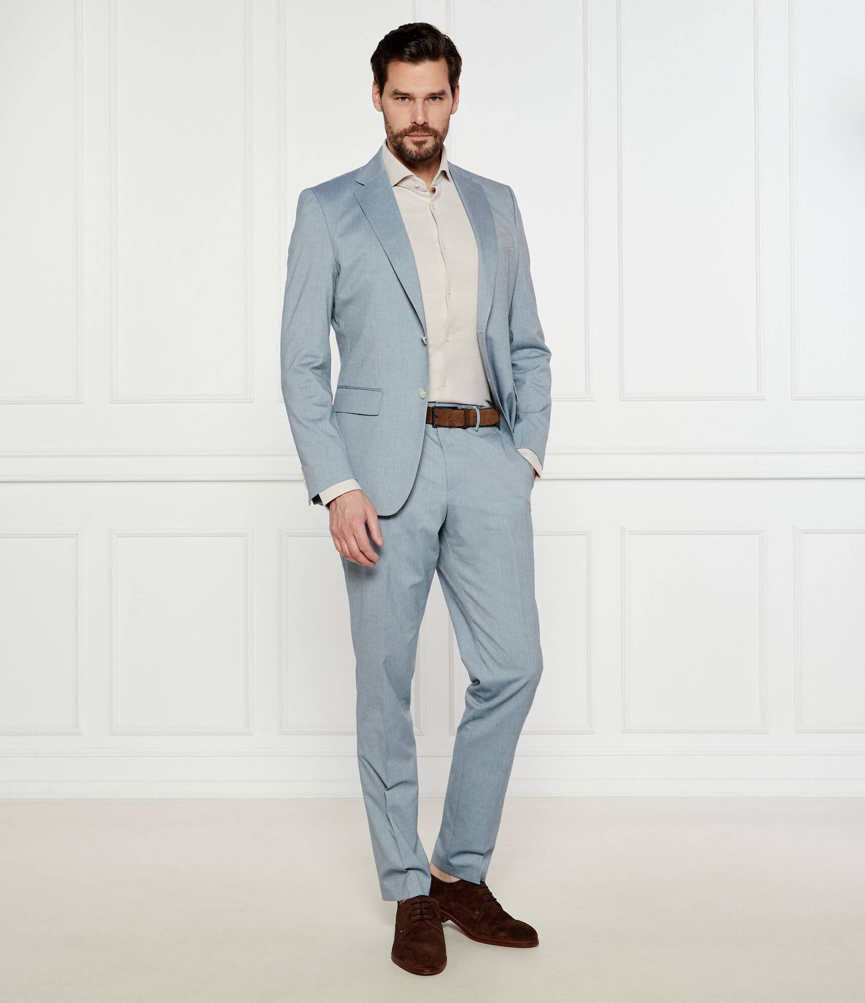 BOSS BLACK Cămașă P-Hank-spread-243 | Slim Fit | stretch