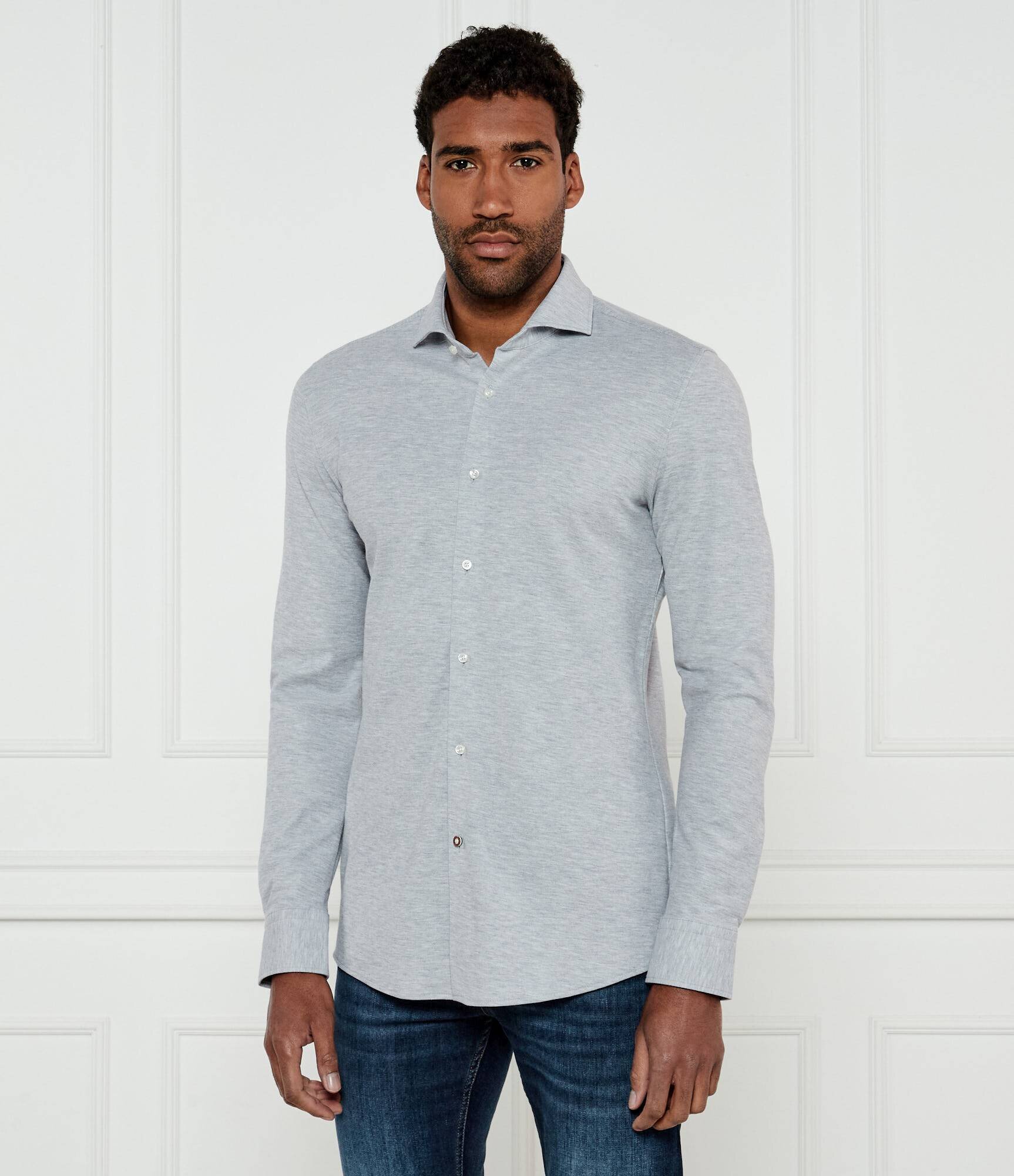 BOSS BLACK Cămașă P-Hank-spread-243 | Slim Fit | stretch