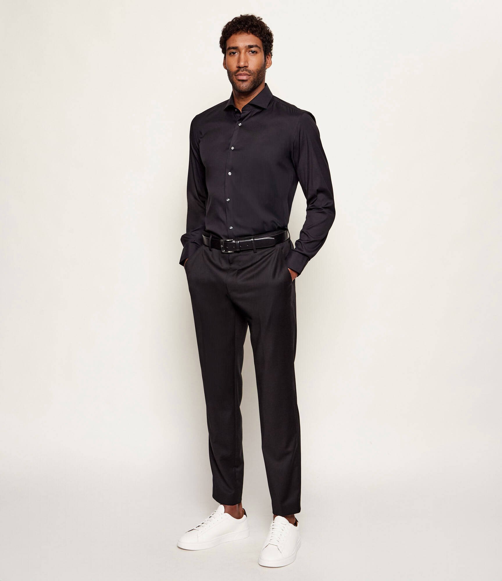 BOSS BLACK Cămașă P-HANK-spread-C1-222 | Slim Fit