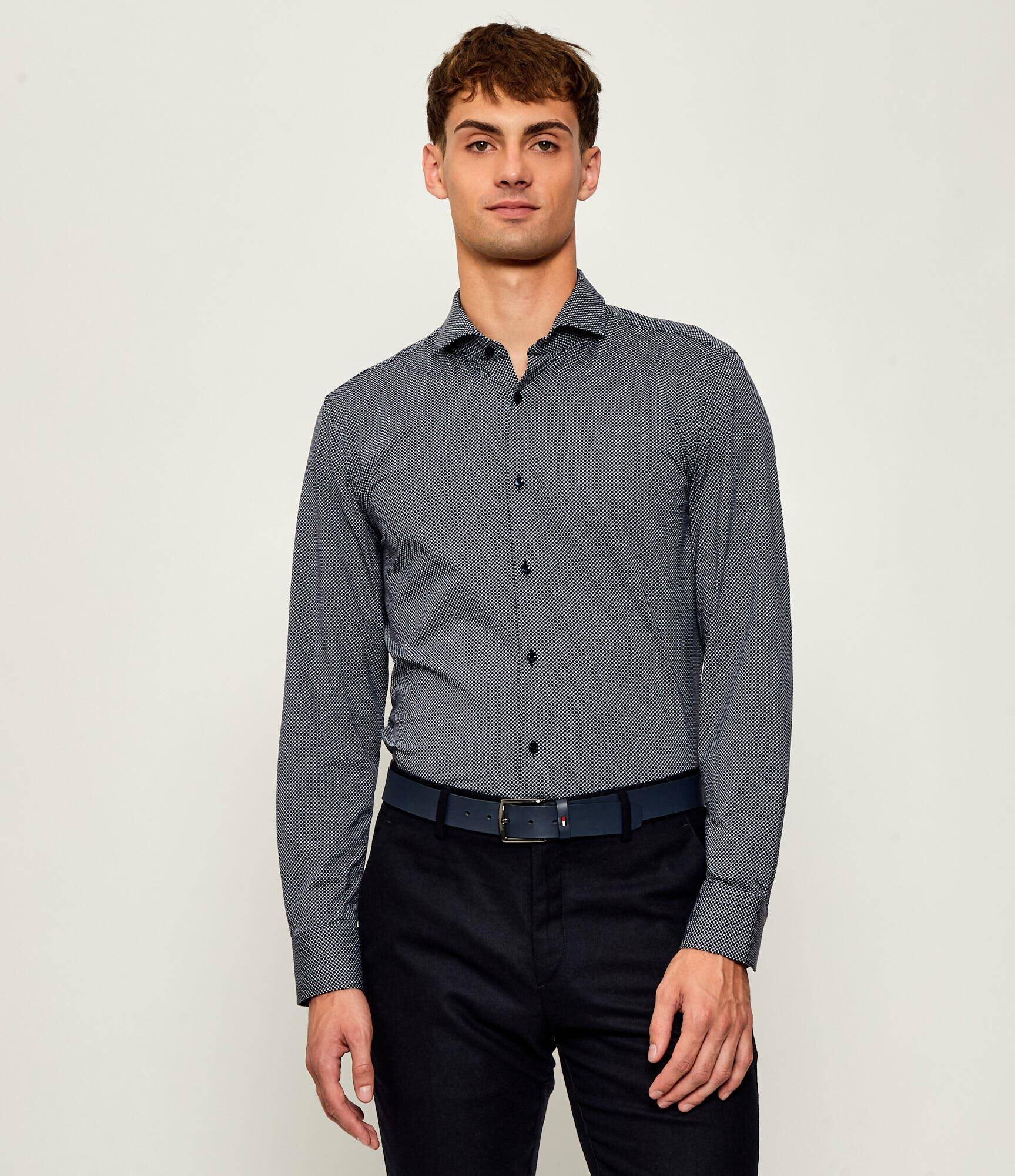 BOSS BLACK Cămașă P-HANK-spread-C1-222 | Slim Fit