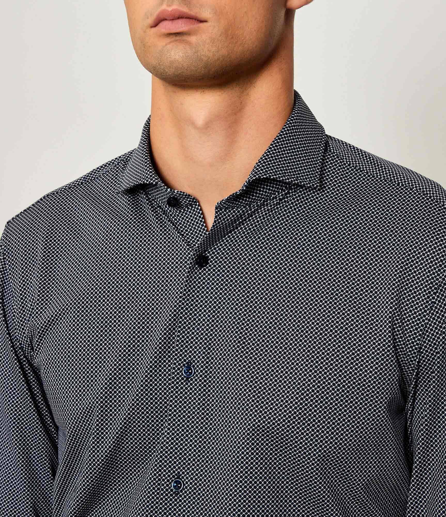 BOSS BLACK Cămașă P-HANK-spread-C1-222 | Slim Fit