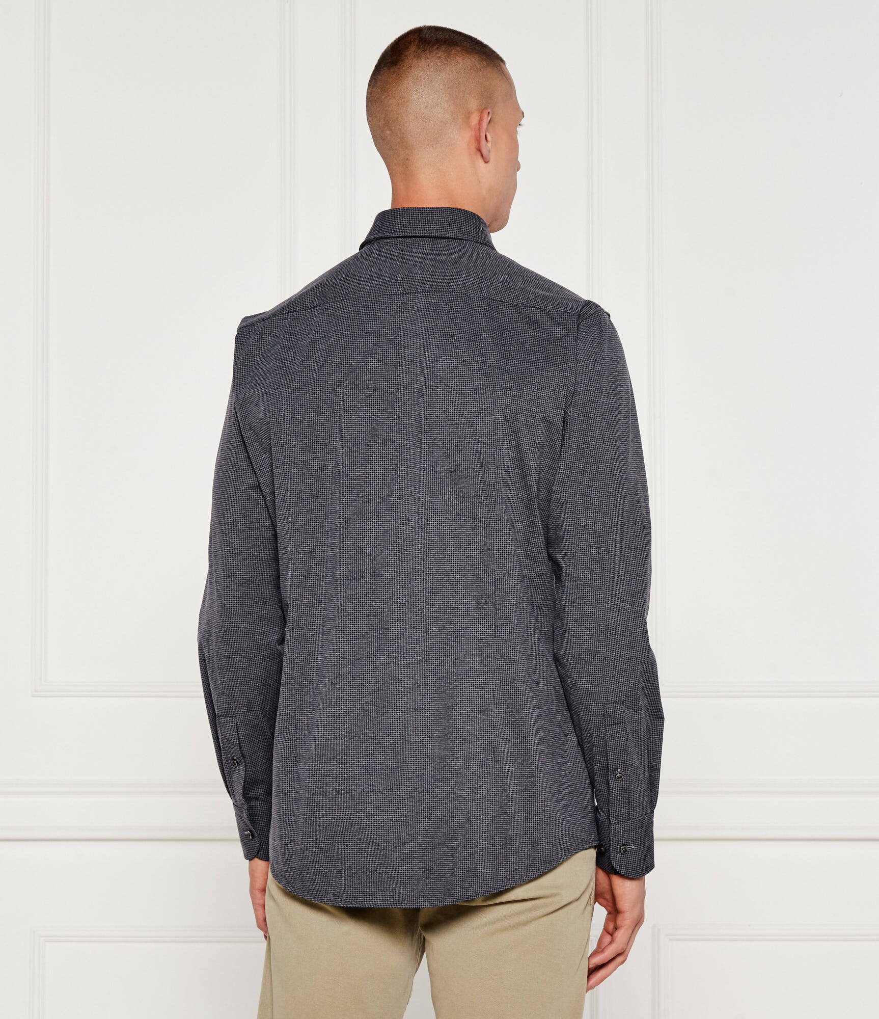 BOSS BLACK Cămașă P-HANK-spread-C1-222 | Slim Fit