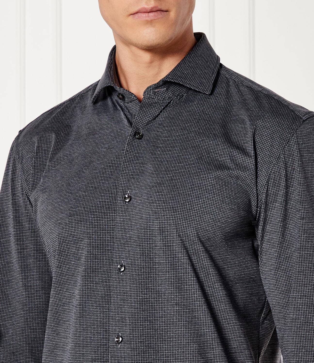 BOSS BLACK Cămașă P-HANK-spread-C1-222 | Slim Fit