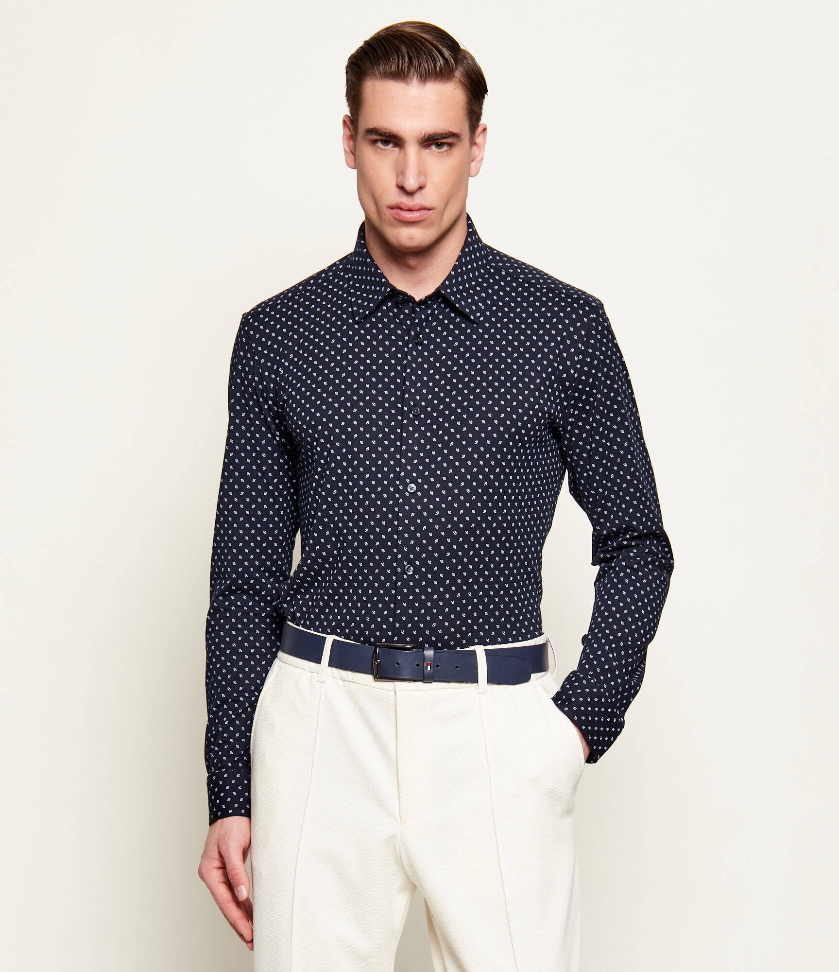 BOSS BLACK Cămașă P-ROAN-K-F-261 | Slim Fit | stretch
