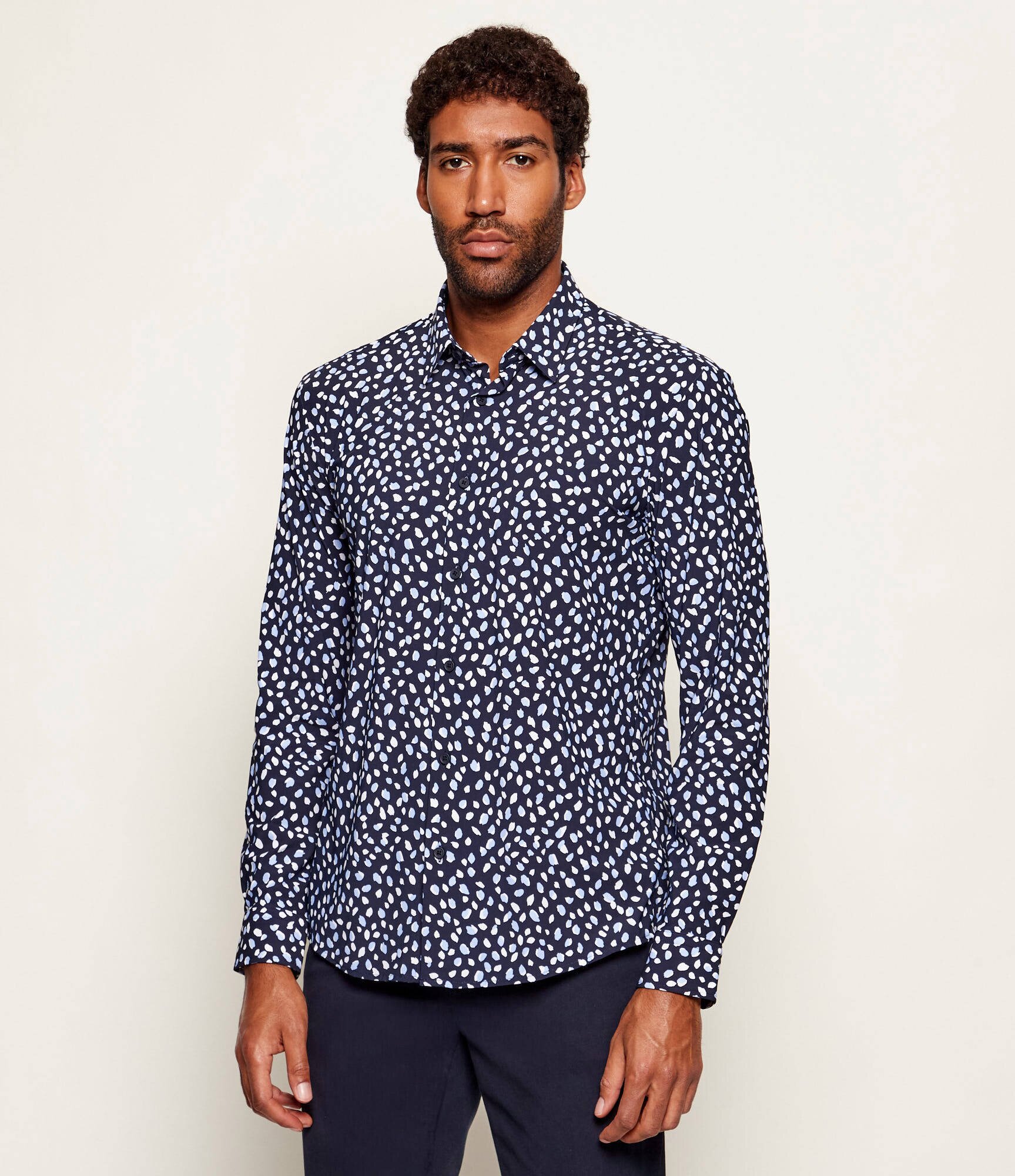BOSS BLACK Cămașă P-ROAN-kent-C1-233 | Slim Fit