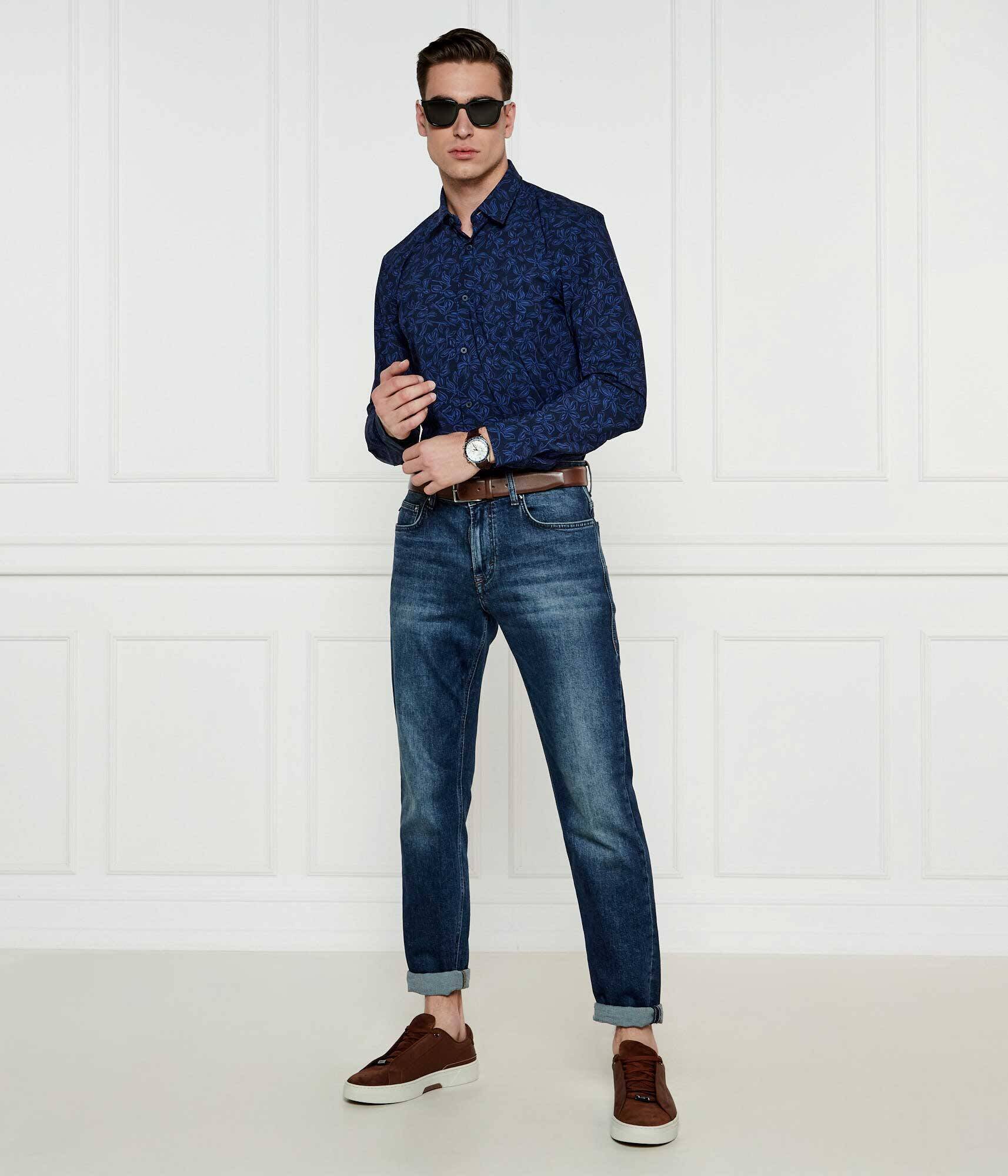 BOSS BLACK Cămașă P-ROAN-kent-C1-233 | Slim Fit