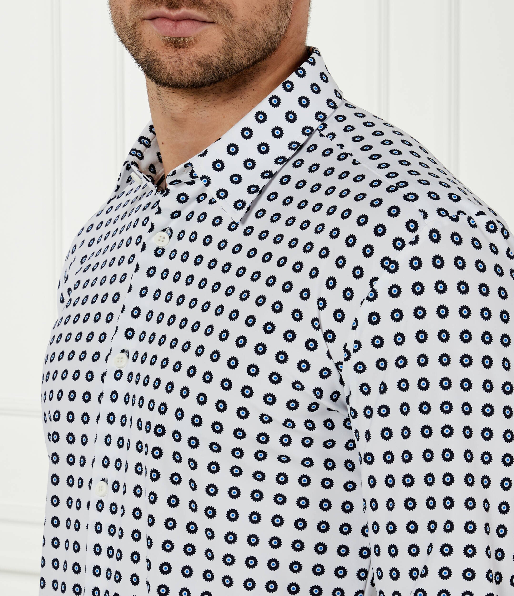 BOSS BLACK Cămașă P-ROAN-kent-C1-233 | Slim Fit