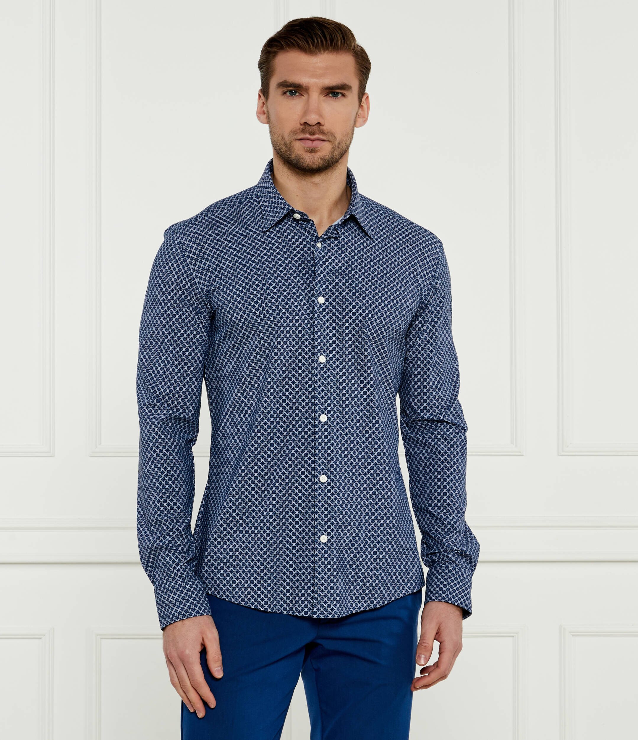BOSS BLACK Cămașă P-ROAN-kent-C1-233 | Slim Fit