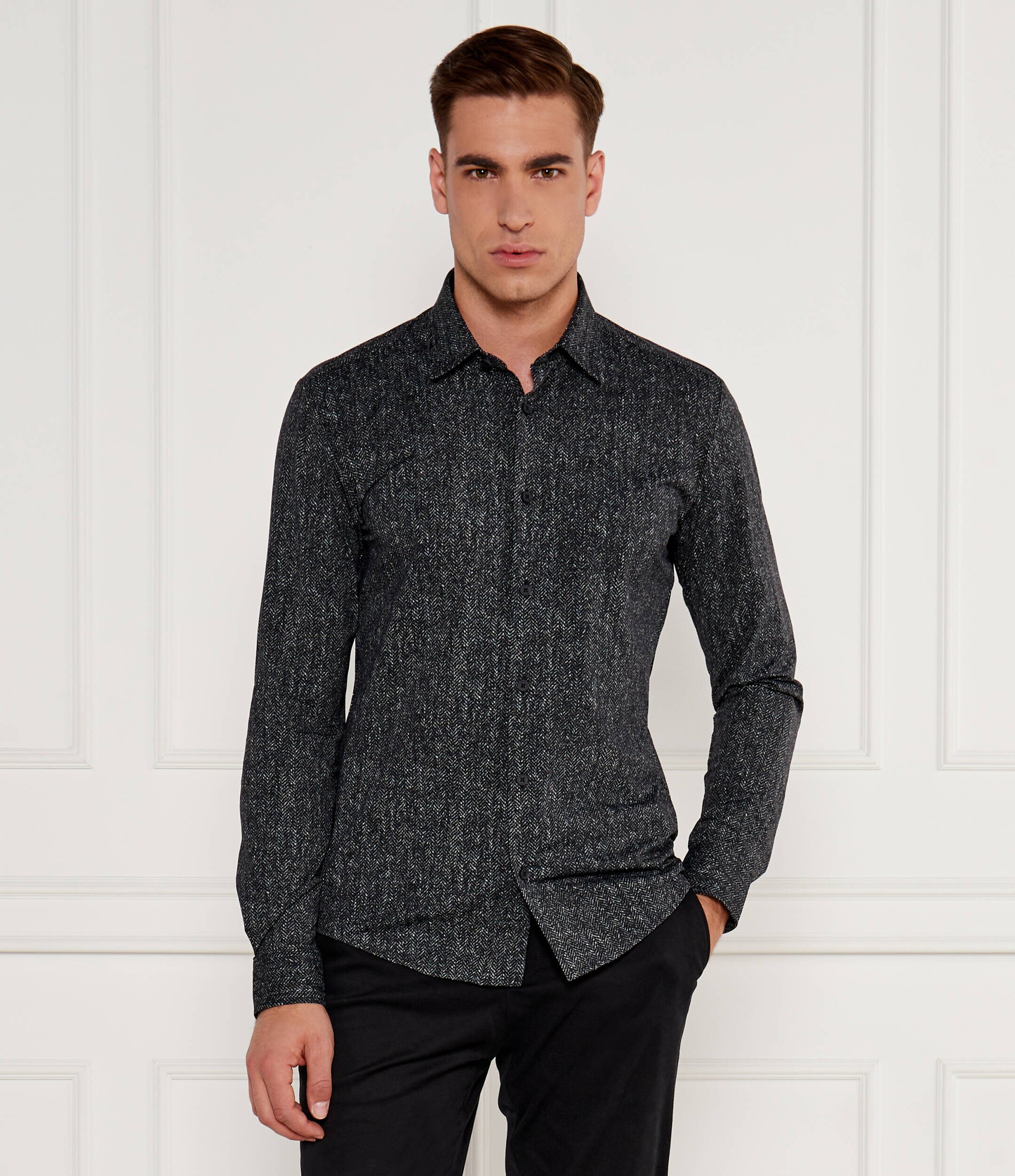 BOSS BLACK Cămașă P-ROAN-kent-C1-233 | Slim Fit