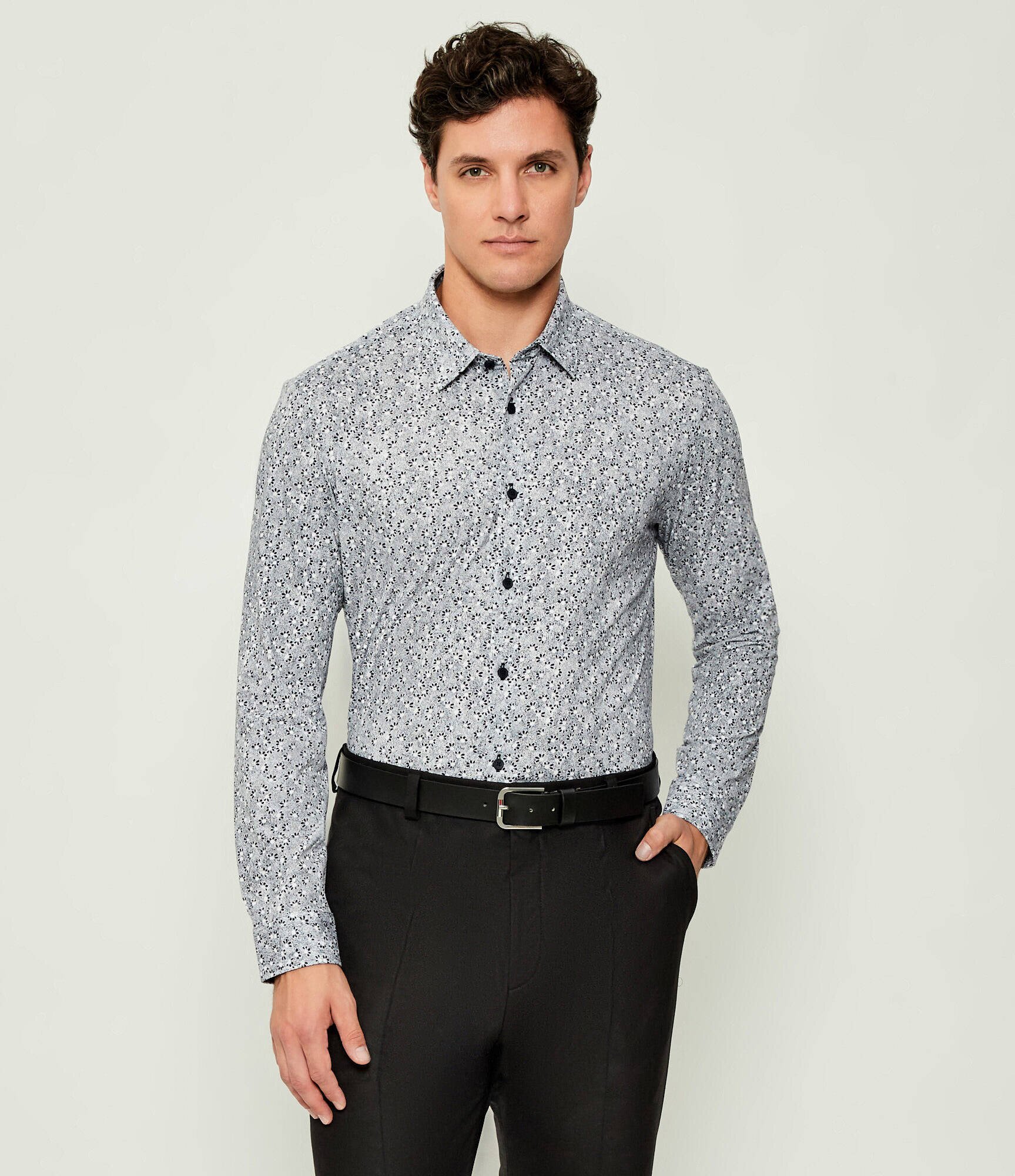 BOSS BLACK Cămașă P-ROAN-kent-C1-233 | Slim Fit
