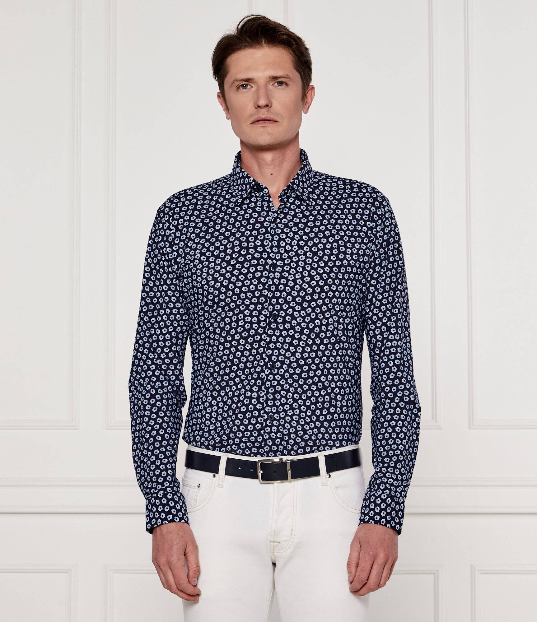 BOSS BLACK Cămașă P-ROAN-kent-C1-233 | Slim Fit