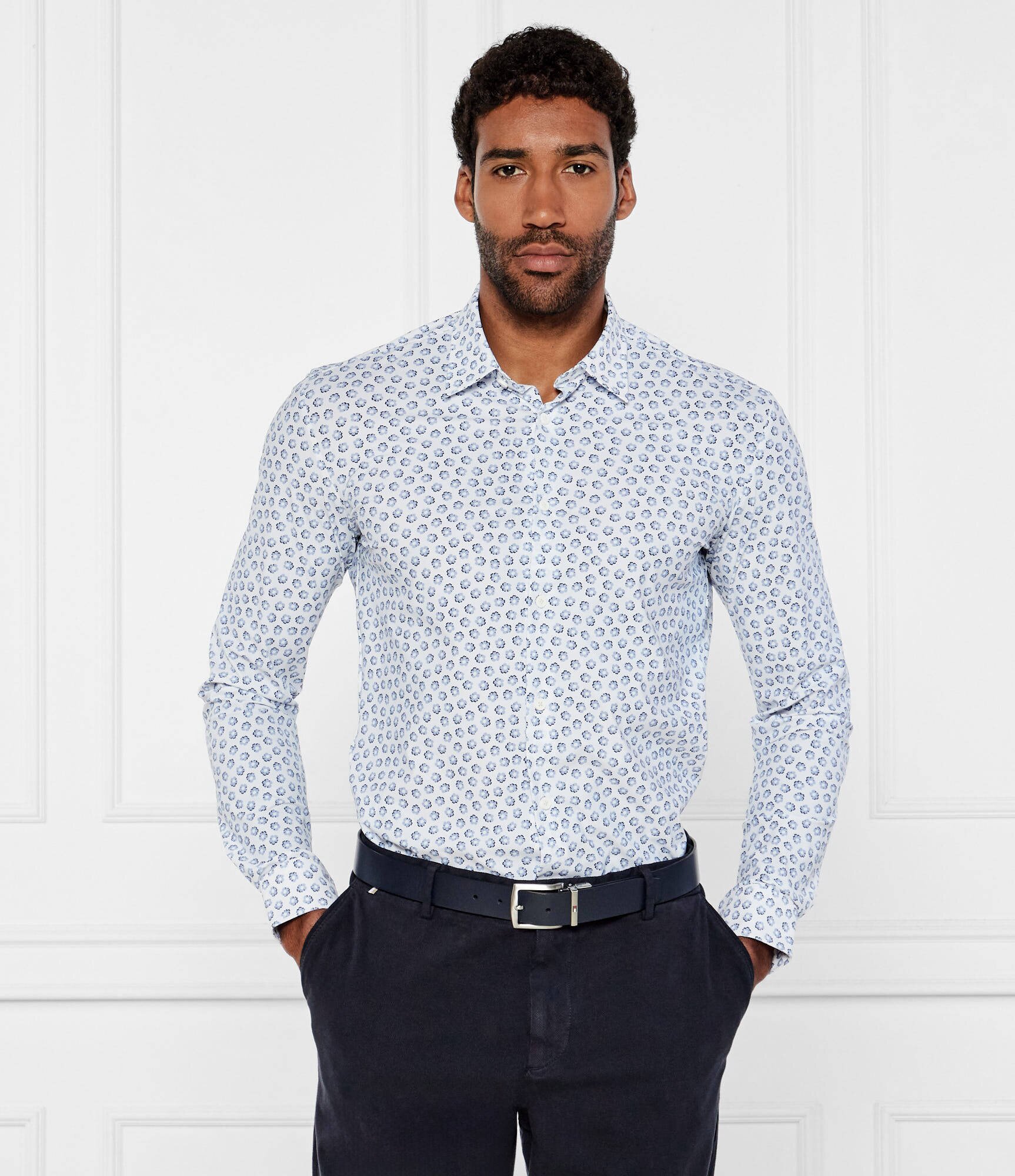 BOSS BLACK Cămașă P-ROAN-kent-C1-233 | Slim Fit