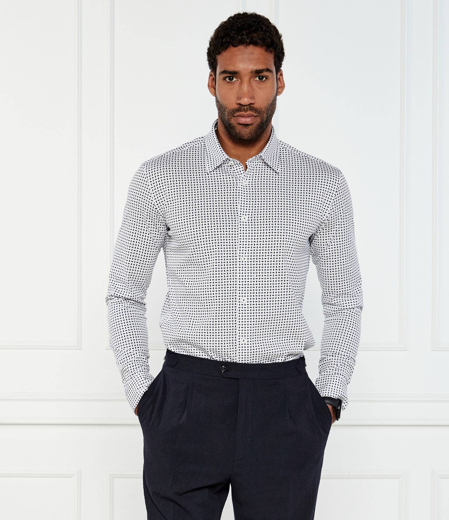 BOSS BLACK Cămașă P-ROAN-kent-C1-233 | Slim Fit
