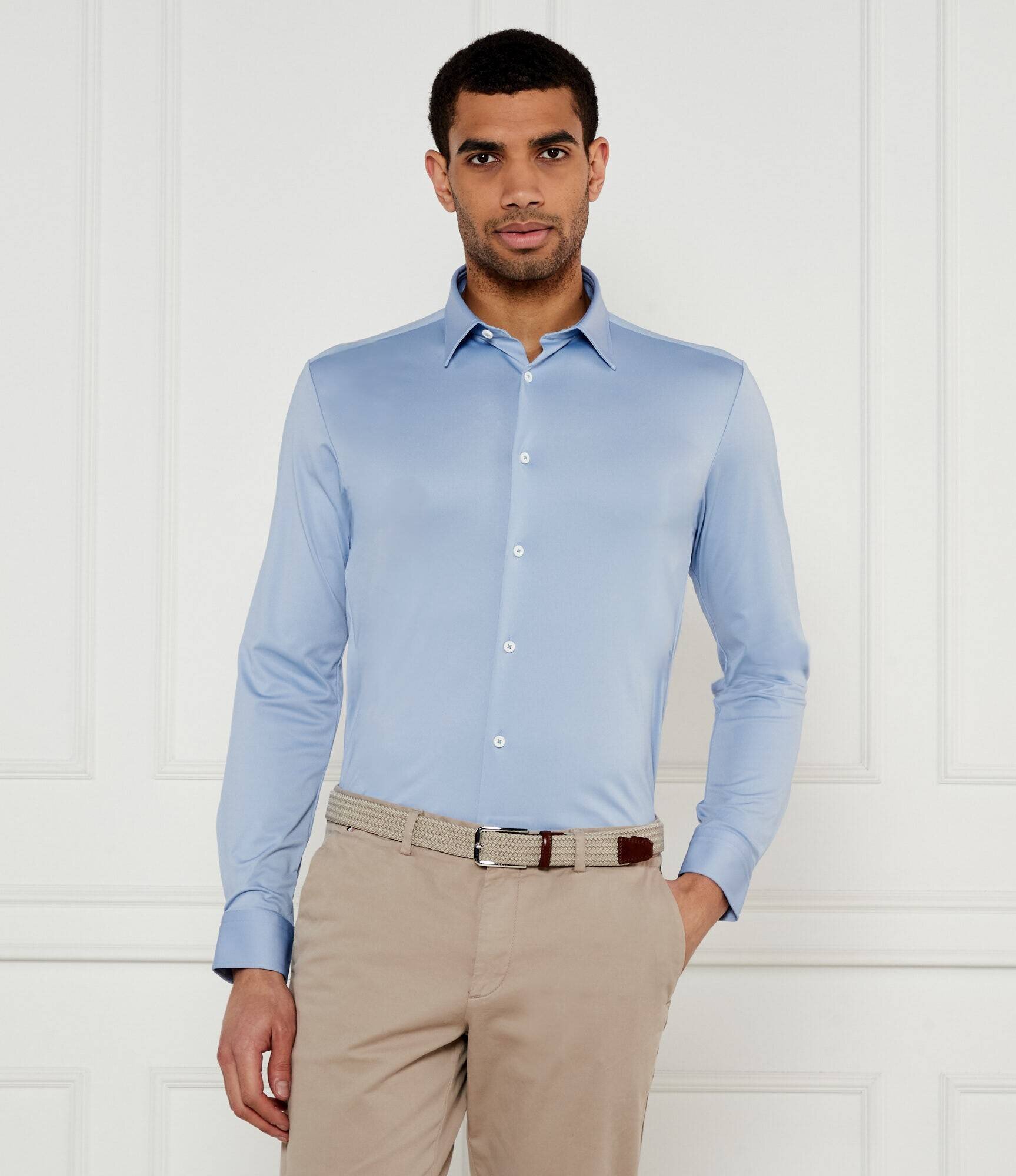 BOSS BLACK Cămașă P-ROAN-kent-C1-233 | Slim Fit
