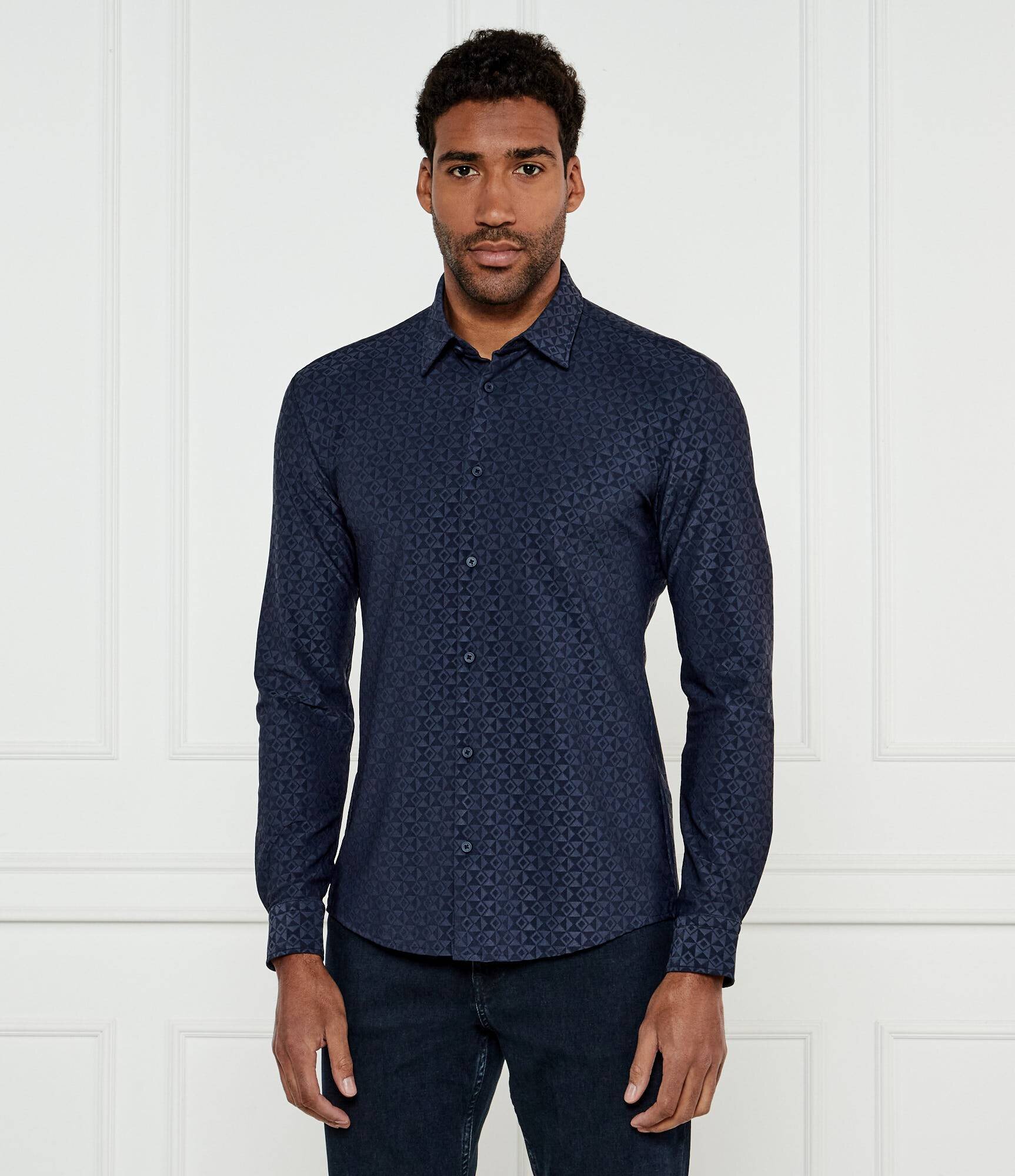 BOSS BLACK Cămașă P-ROAN-kent-C1-233 | Slim Fit