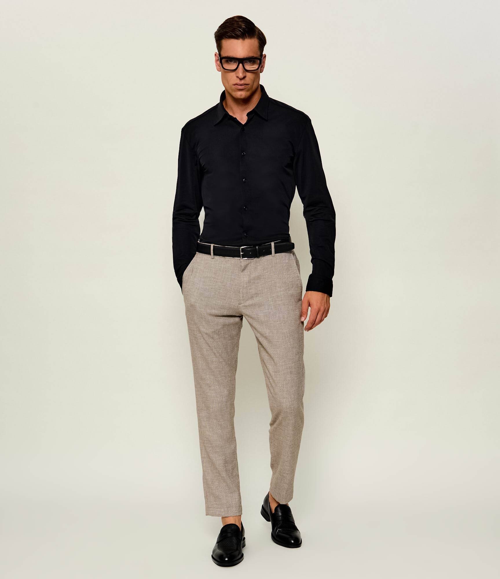 BOSS BLACK Cămașă P-Roan-kent-C1-233 | Slim Fit | stretch