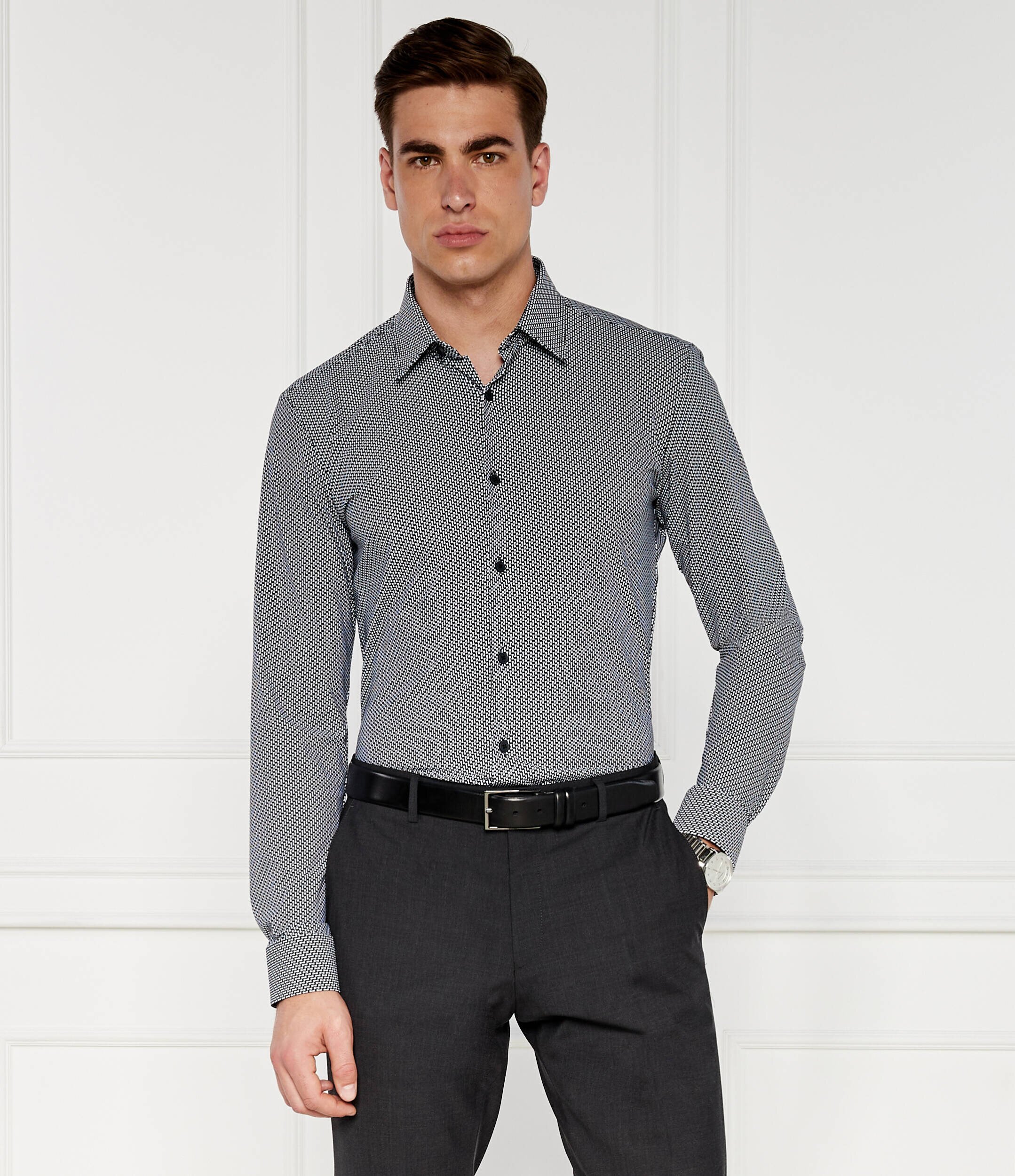 BOSS BLACK Cămașă P-ROAN | Slim Fit