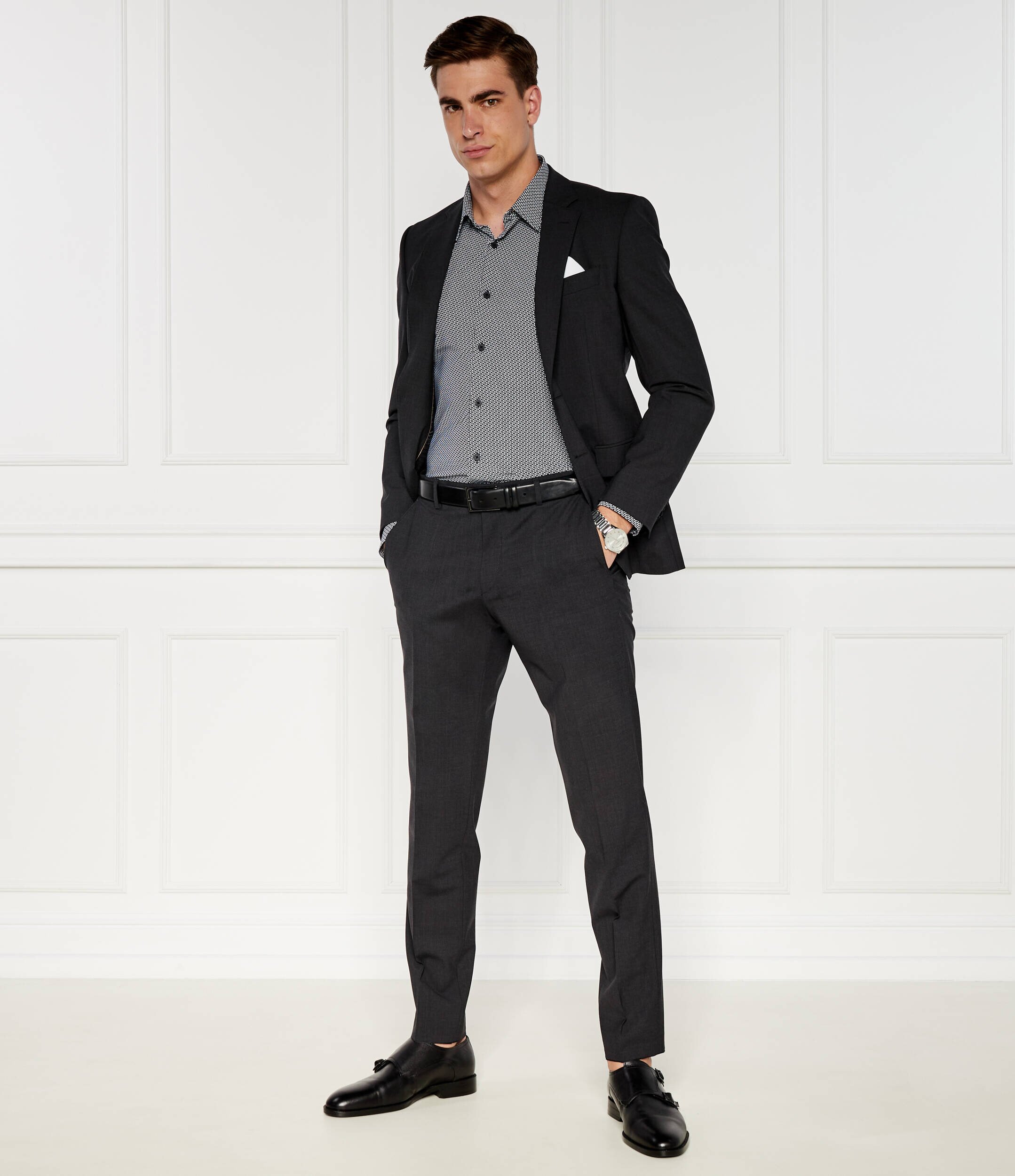 BOSS BLACK Cămașă P-ROAN | Slim Fit