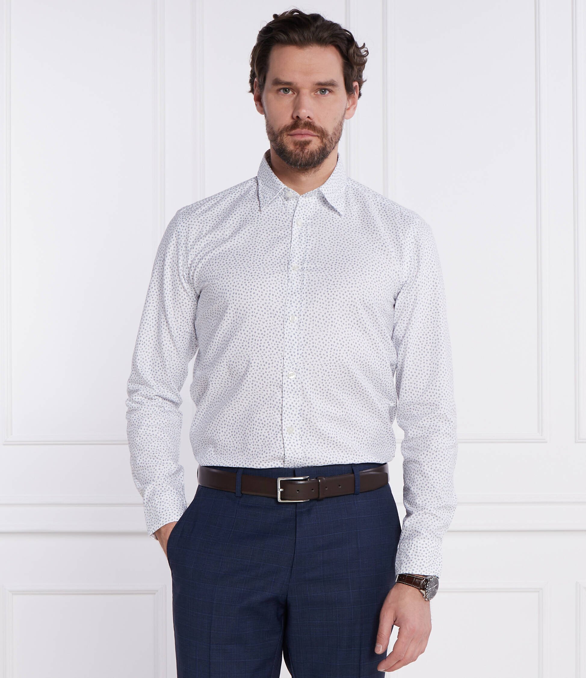 BOSS BLACK Cămașă S-LIAM-kent-C1-233 | Regular Fit