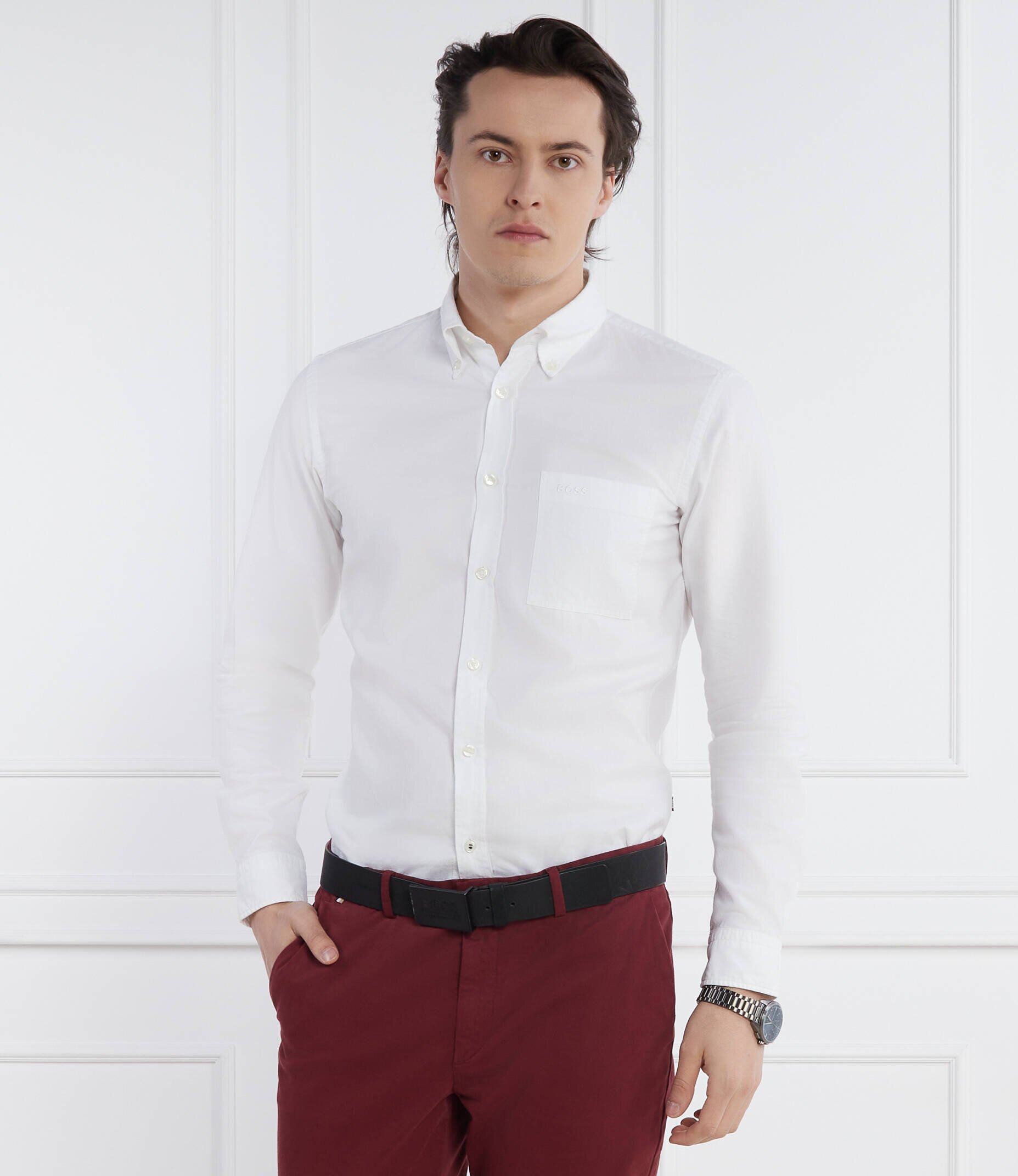 BOSS BLACK Cămașă S-ROAN-BD | Slim Fit