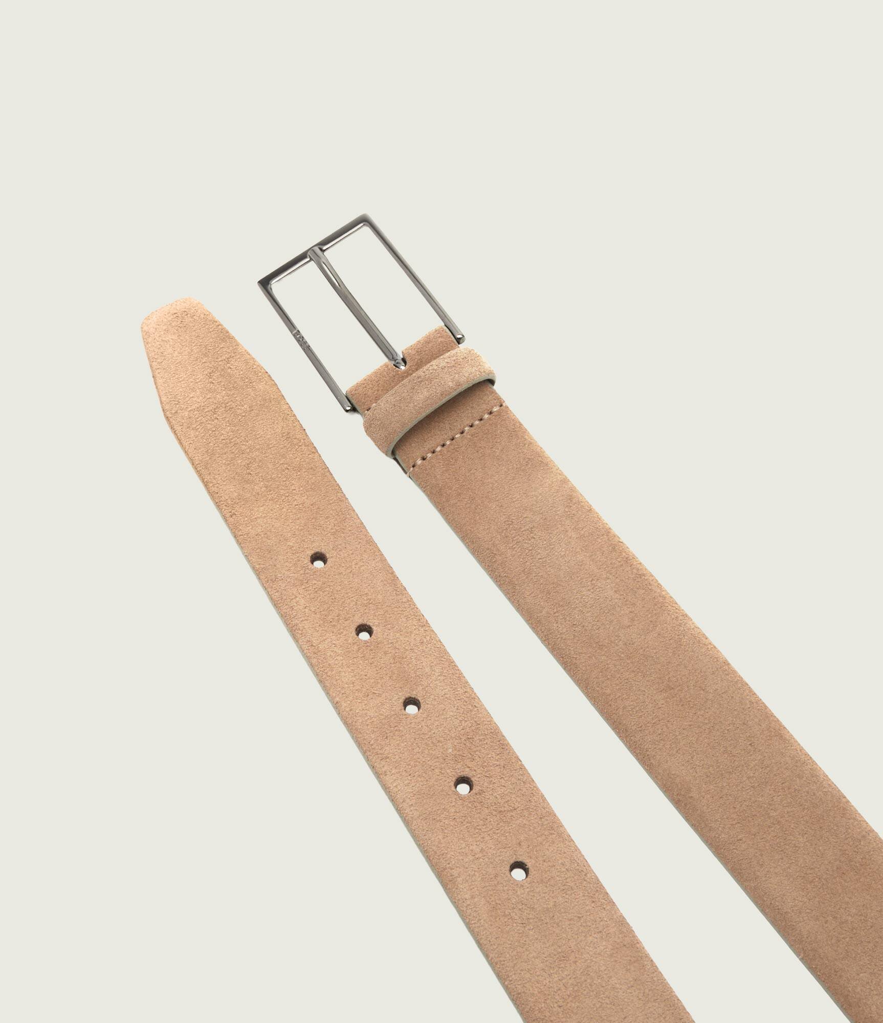BOSS BLACK Curea Calindo | piele întoarsă