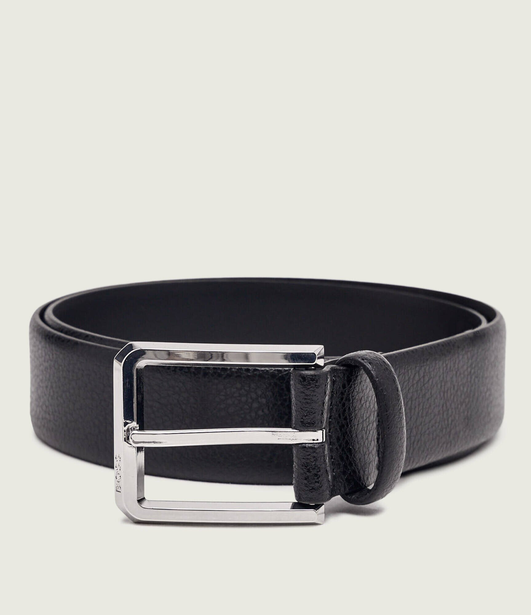 BOSS BLACK Curea de piele Caleb-Gr_Sz35