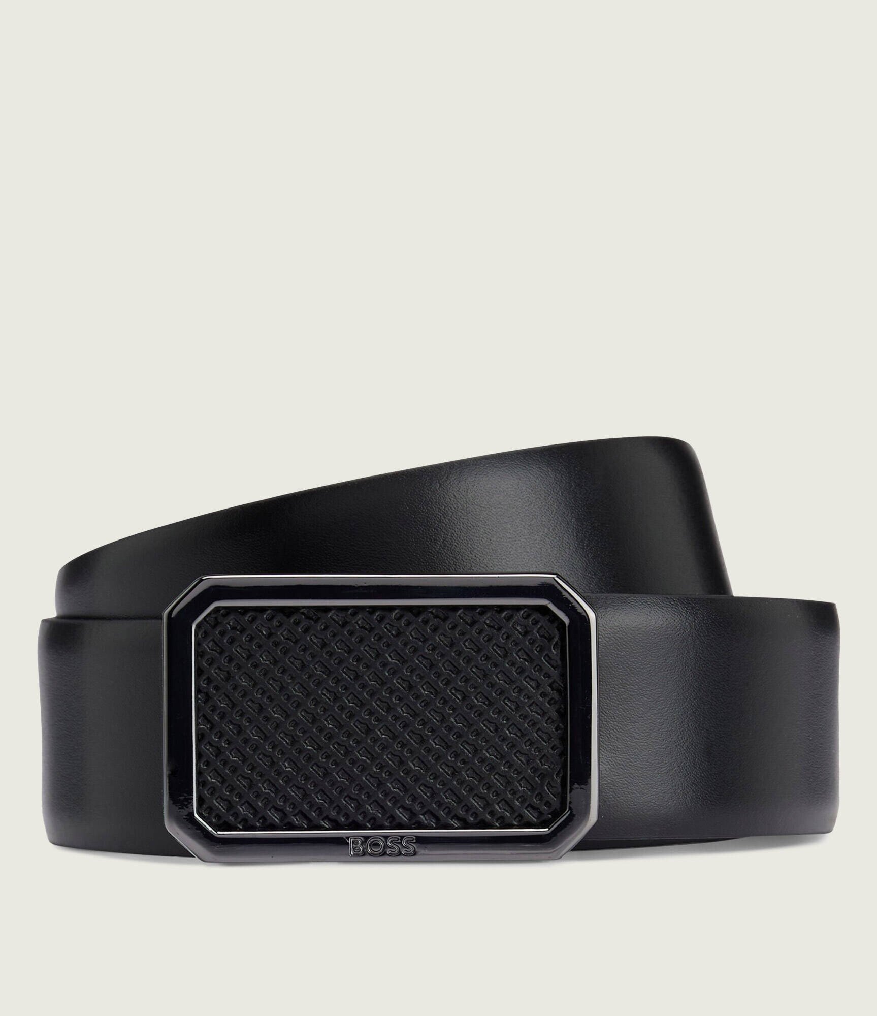 BOSS BLACK Curea de piele Ereso-Bmono-F_Sz35