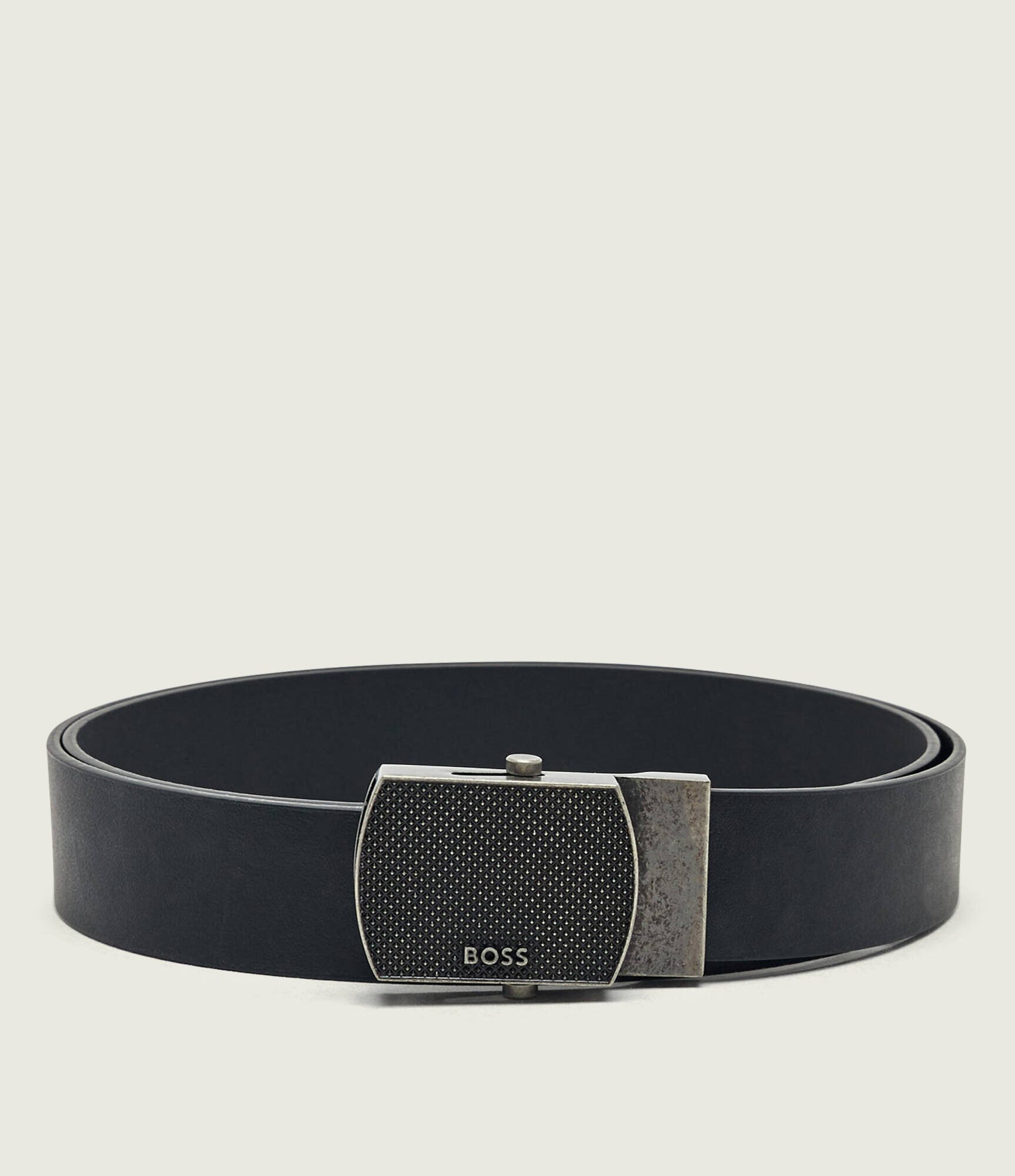 BOSS BLACK Curea de piele Narbir_Sz30