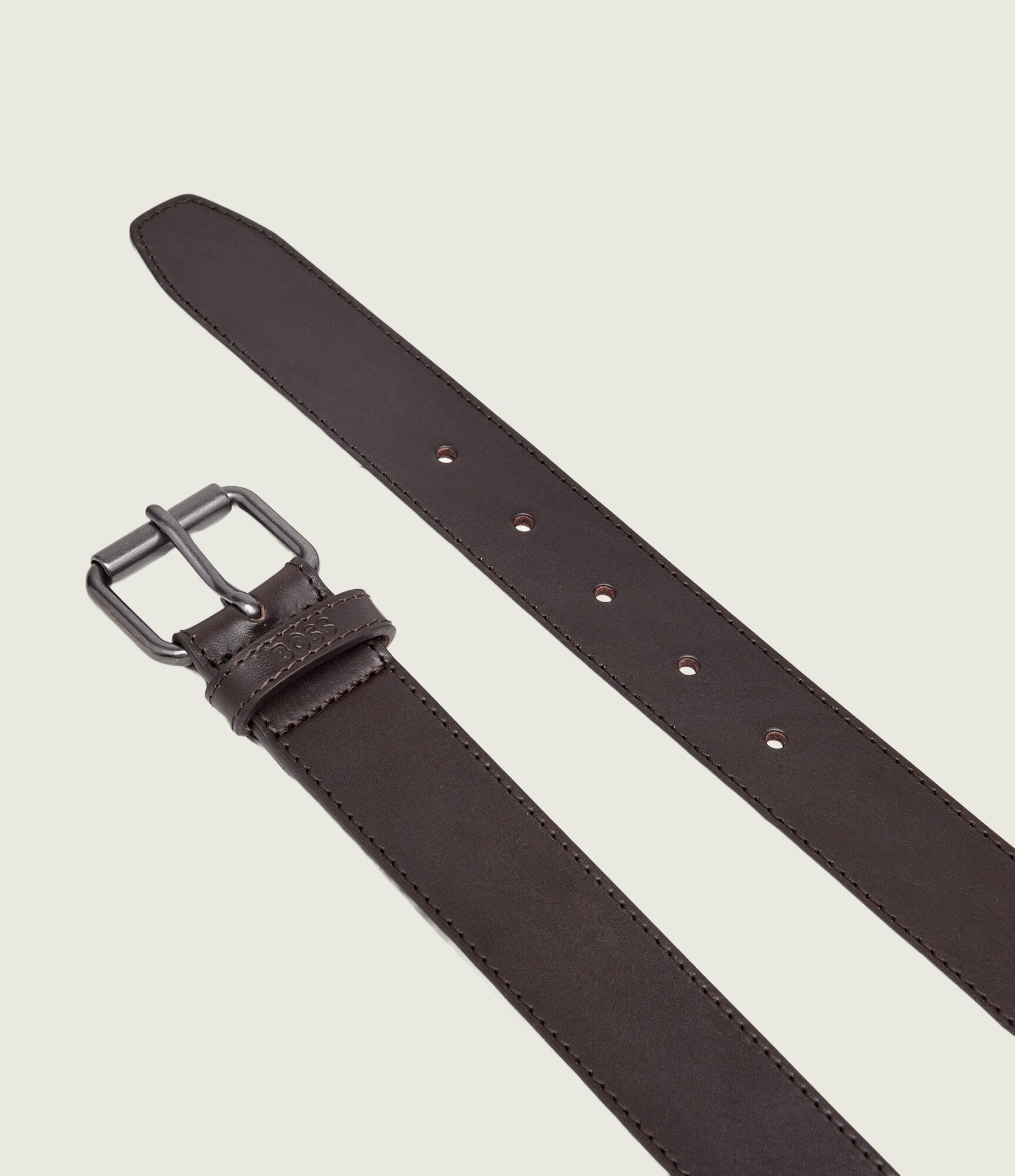 BOSS BLACK Curea de piele Narun-St_Sz35