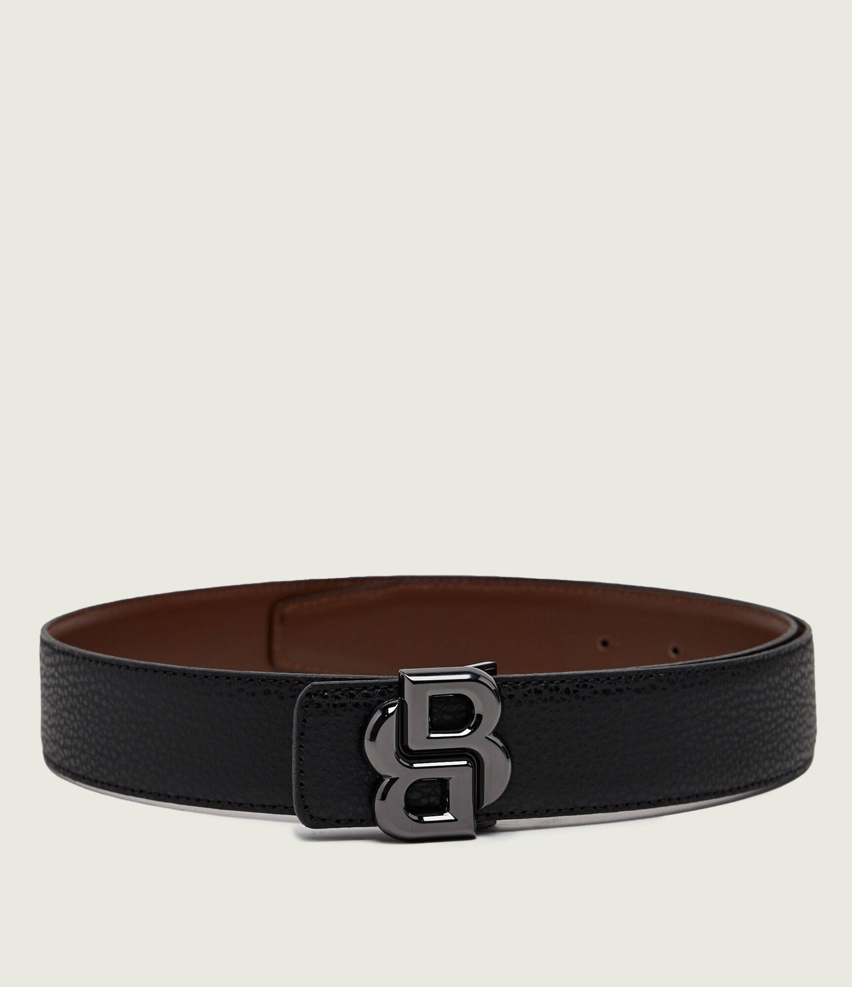 BOSS BLACK Curea din piele cu două fețe B_Icon