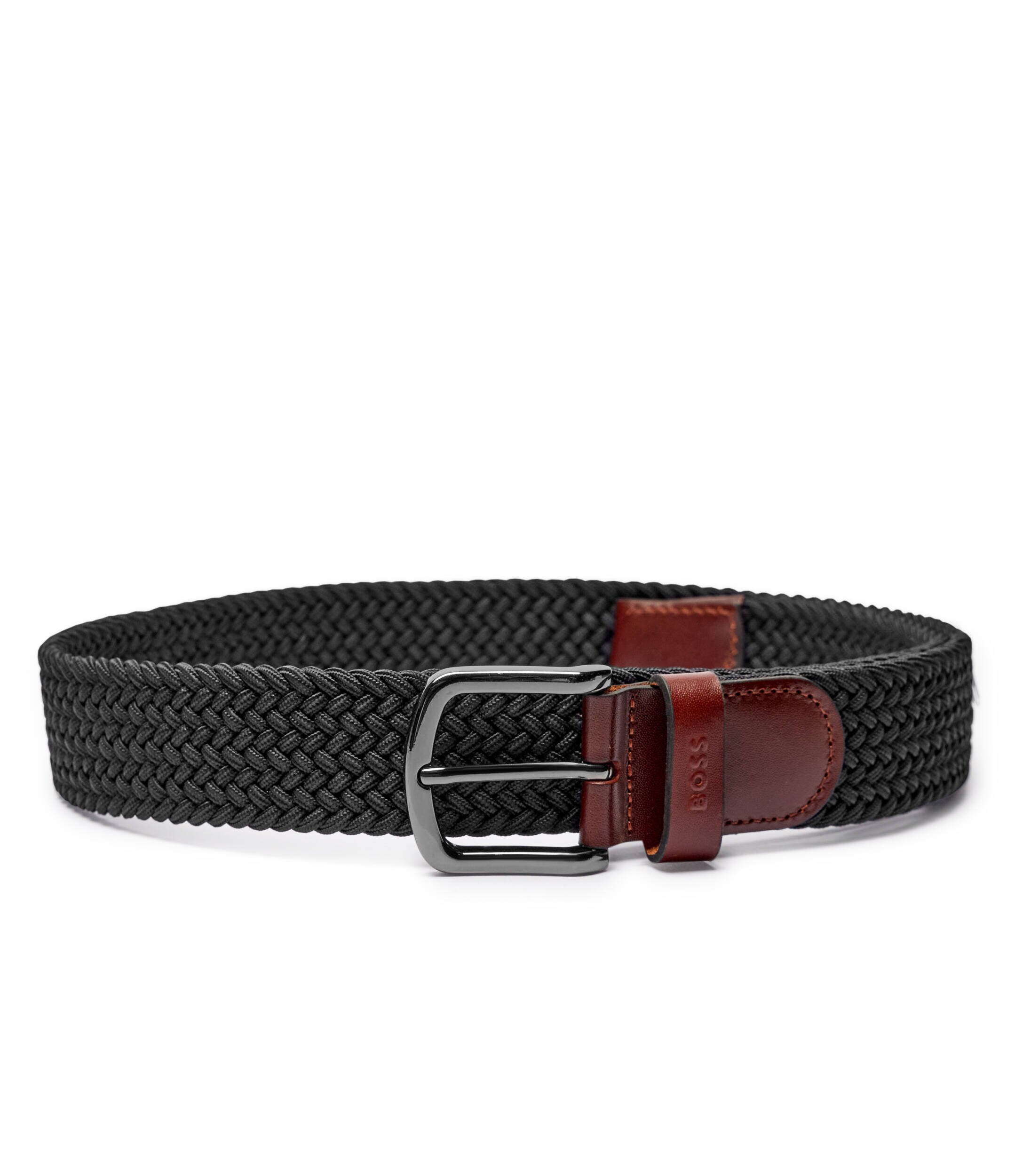 BOSS BLACK Curea Sash-Wn-Tx_Sz35 cu adaos de piele