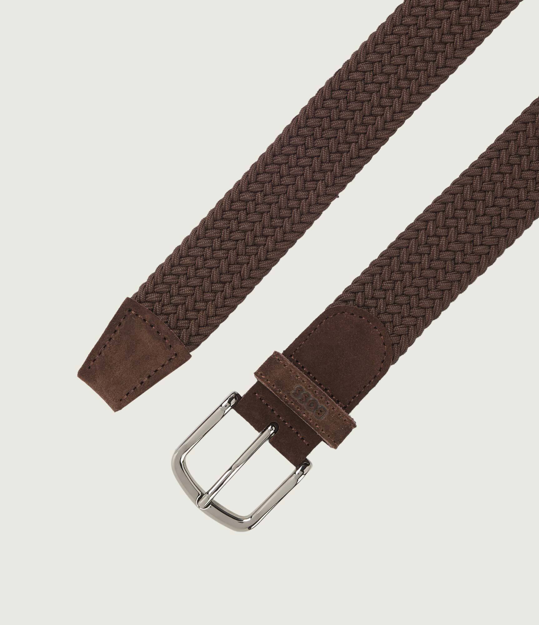 BOSS BLACK Curea Sash-WnE-Sd_Sz35 cu adaos de piele