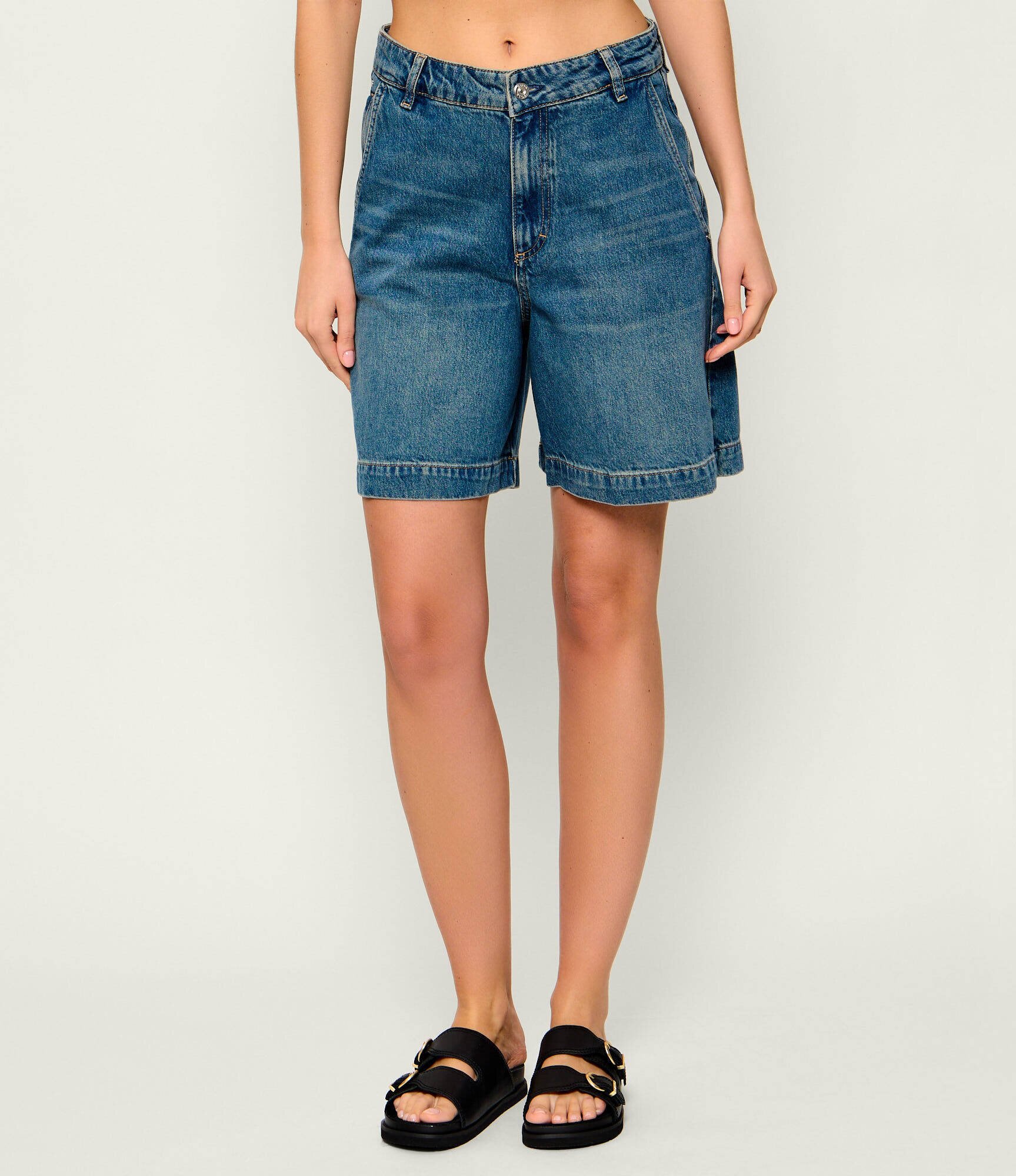 BOSS BLACK De blugi bermude Allexy | Relaxed fit