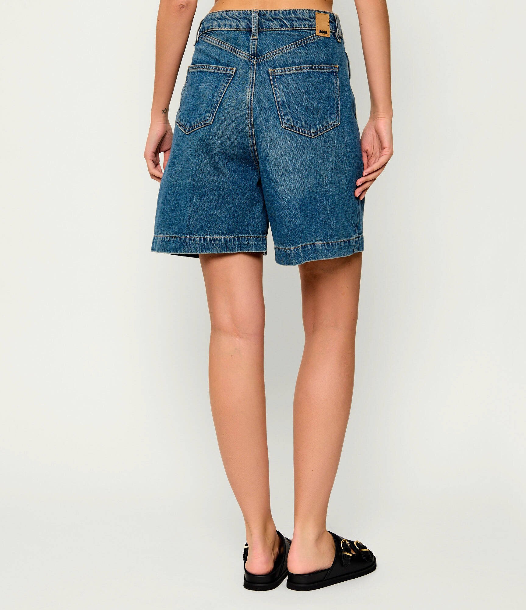 BOSS BLACK De blugi bermude Allexy | Relaxed fit