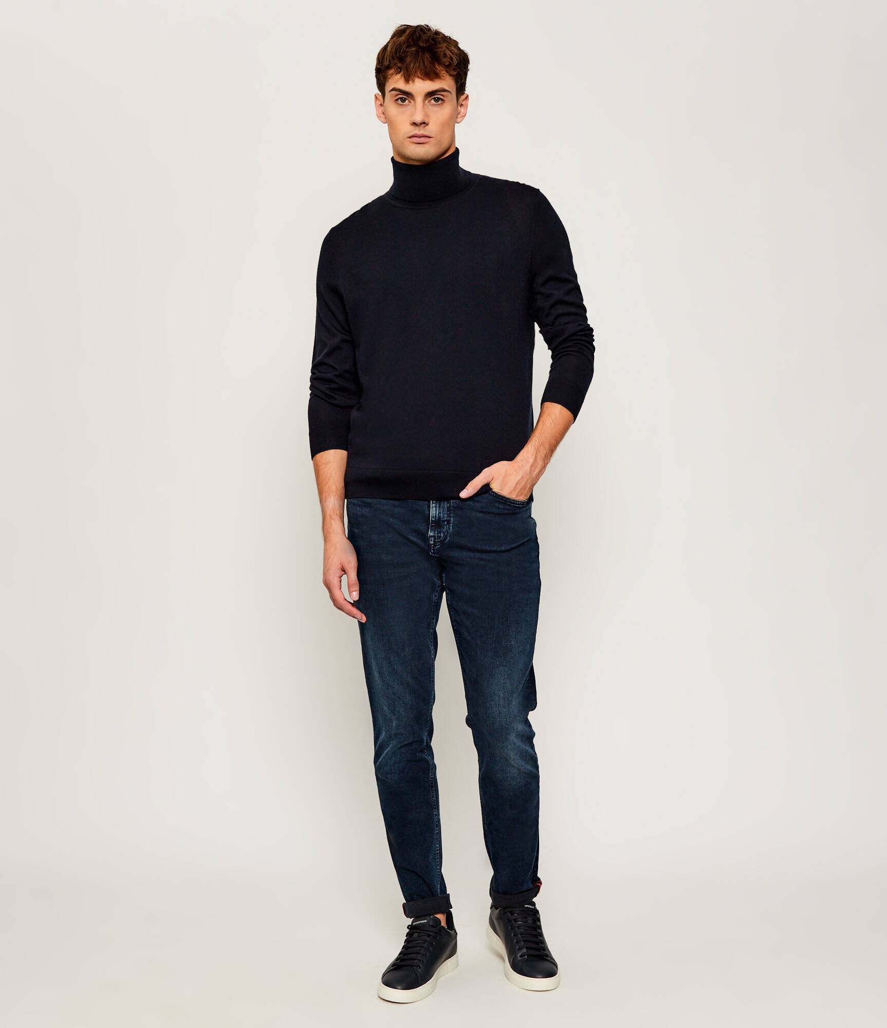 BOSS BLACK De cașmir maletă Hernando | Boss x Beckham | regular fit