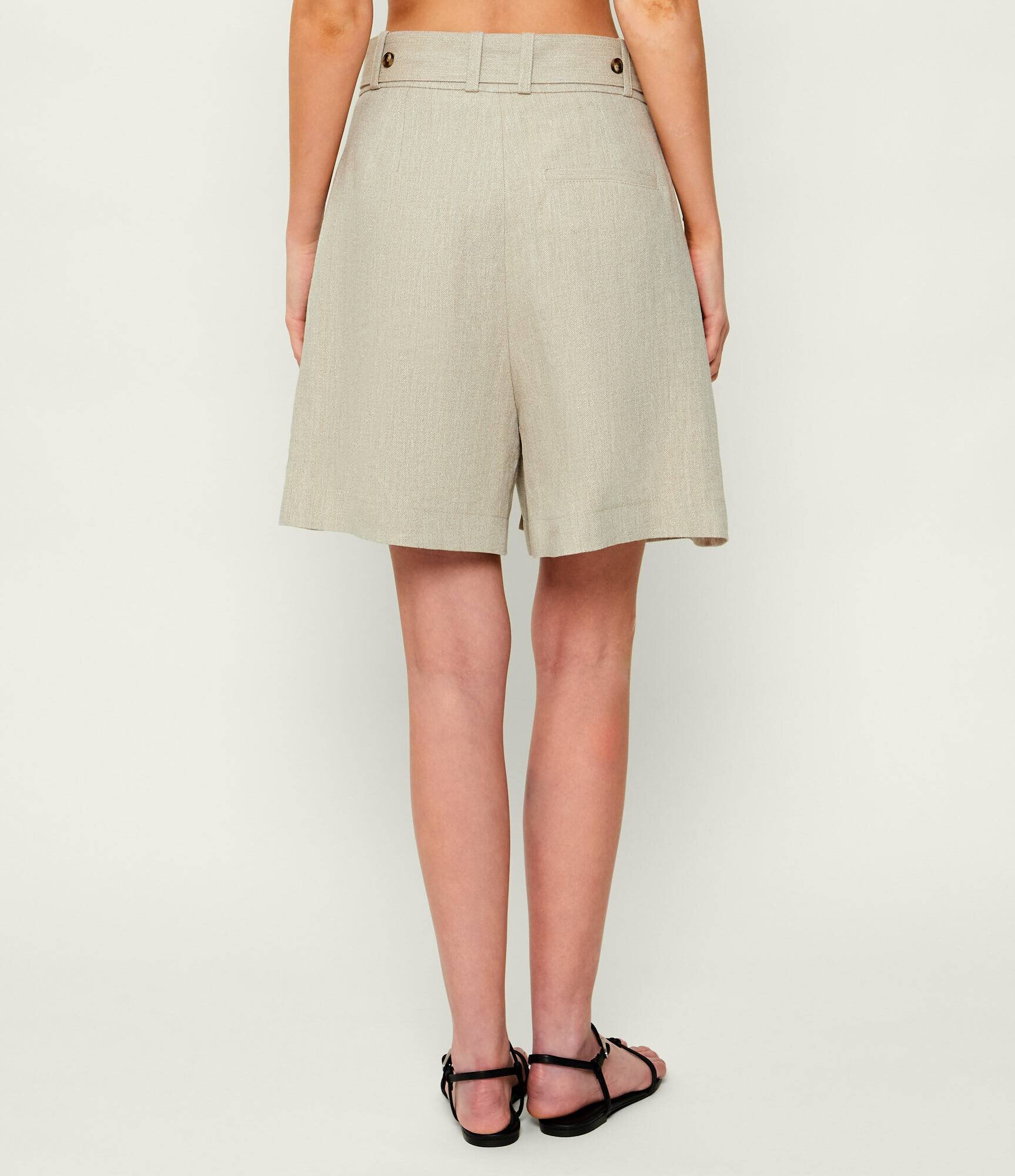 BOSS BLACK De in bermude + curea Tojuna | Relaxed fit