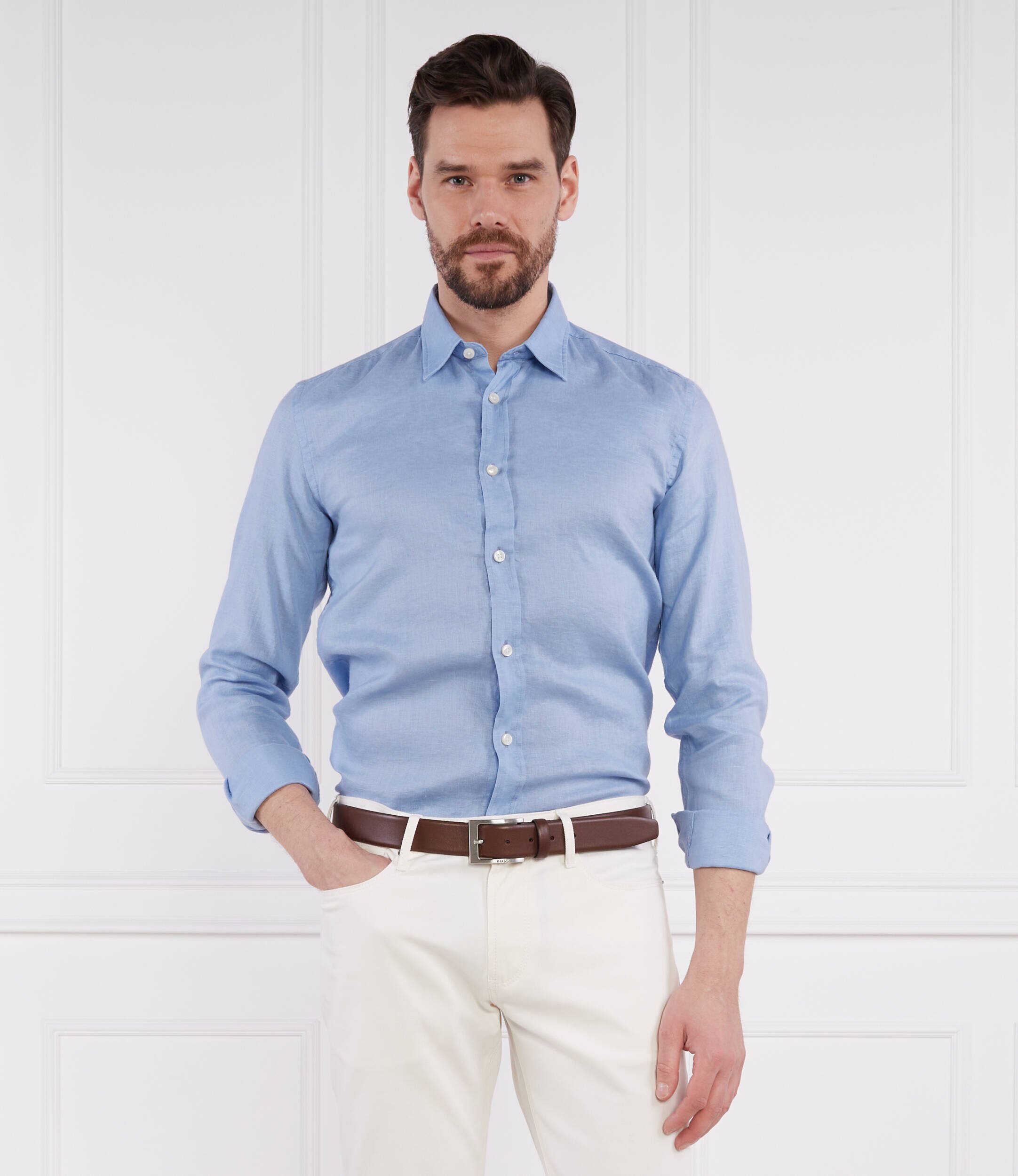 BOSS BLACK De in cămașă Roger | Slim Fit