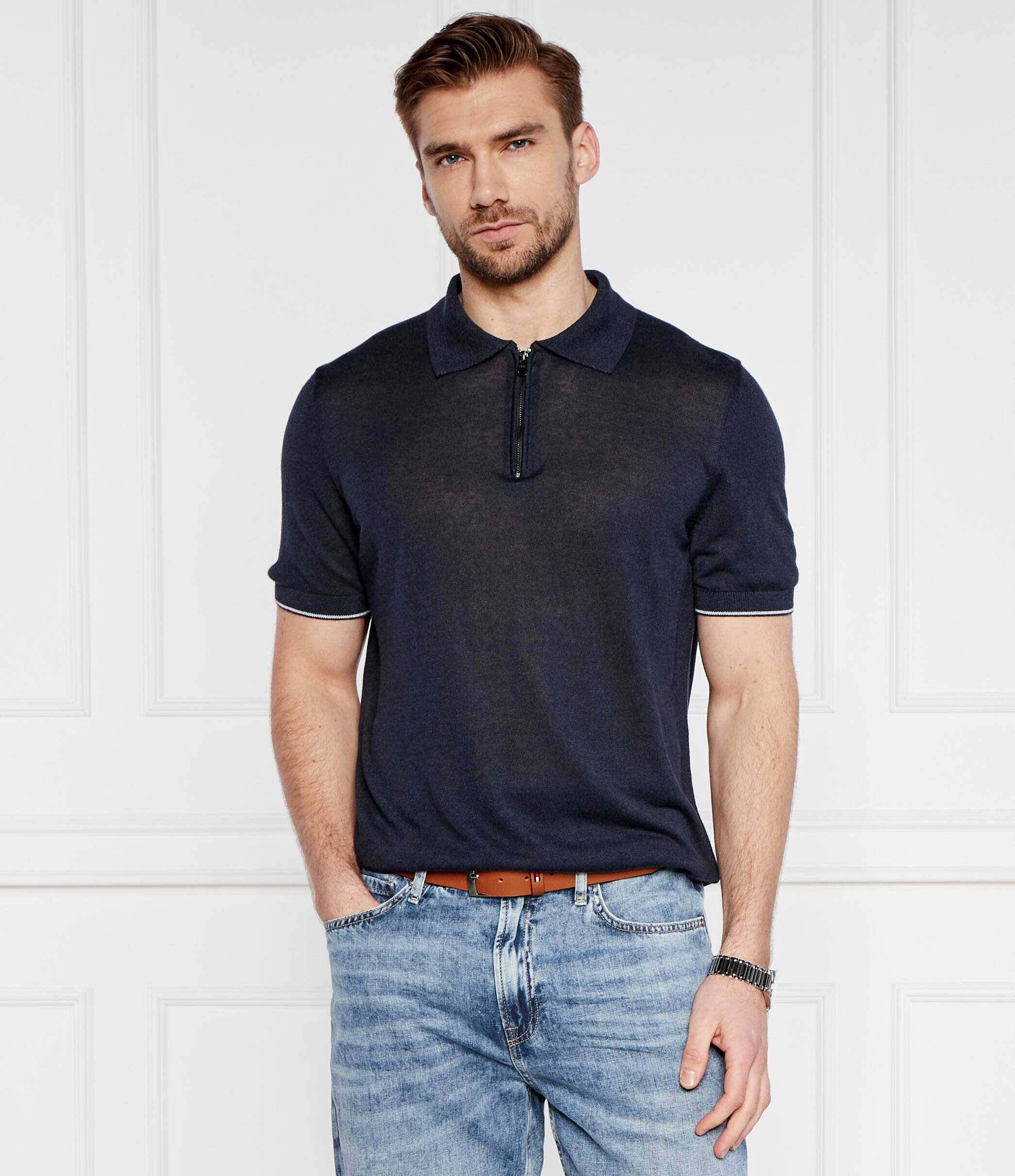 BOSS BLACK De in polo trieste | Regular Fit
