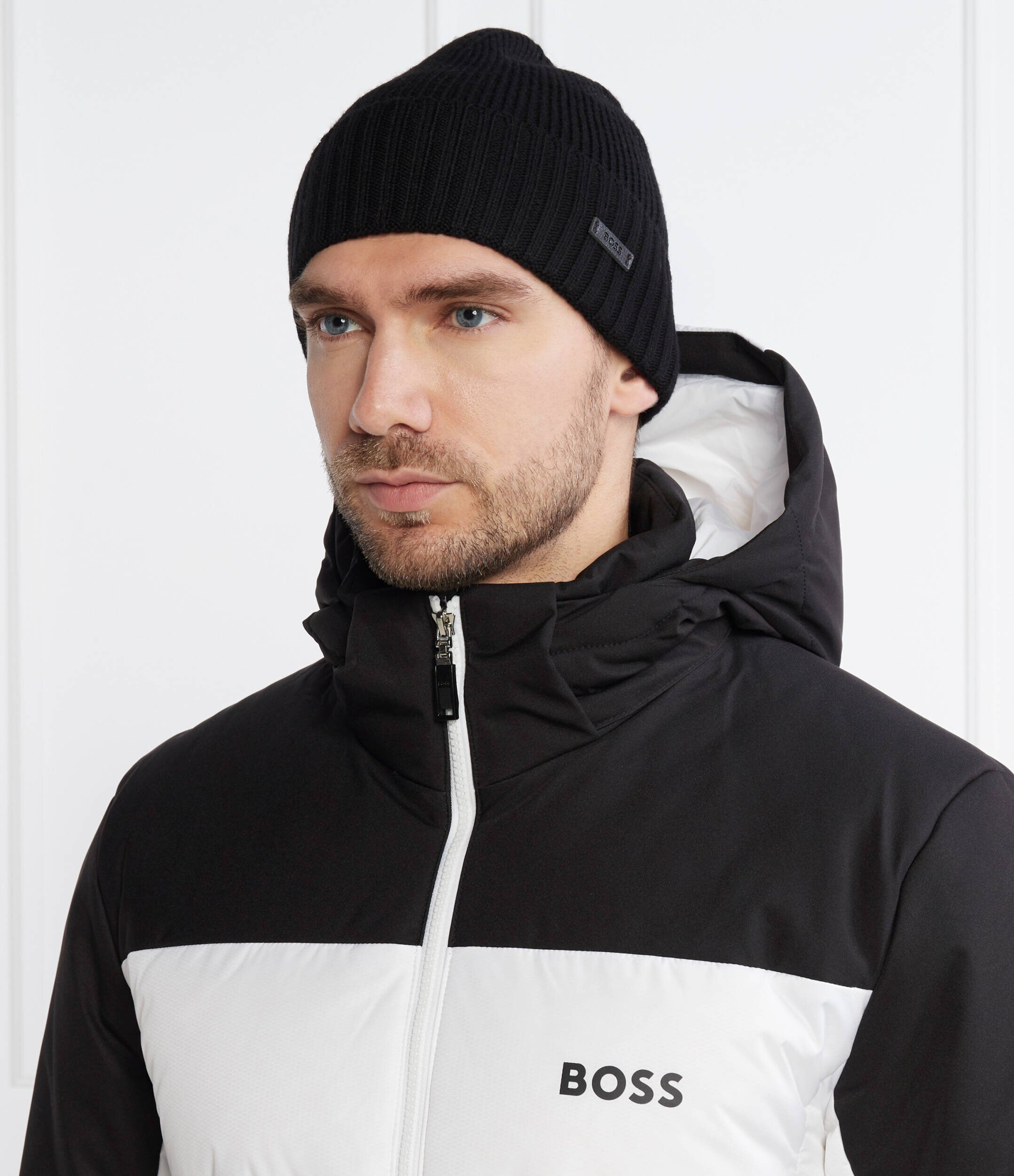 BOSS BLACK De lână căciulă Fati