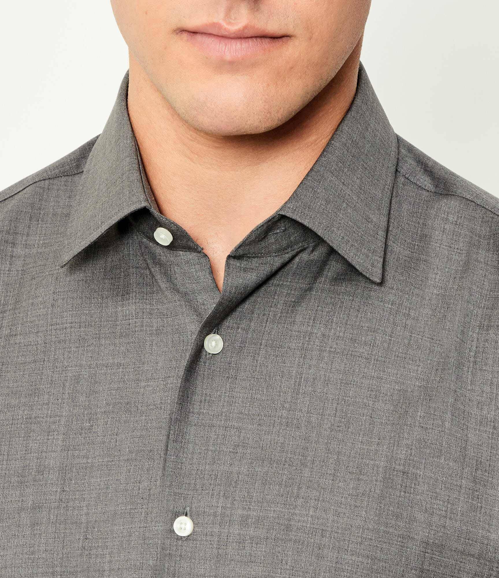 BOSS BLACK De lână cămașă H-JOE-kent-C1-214 | regular fit