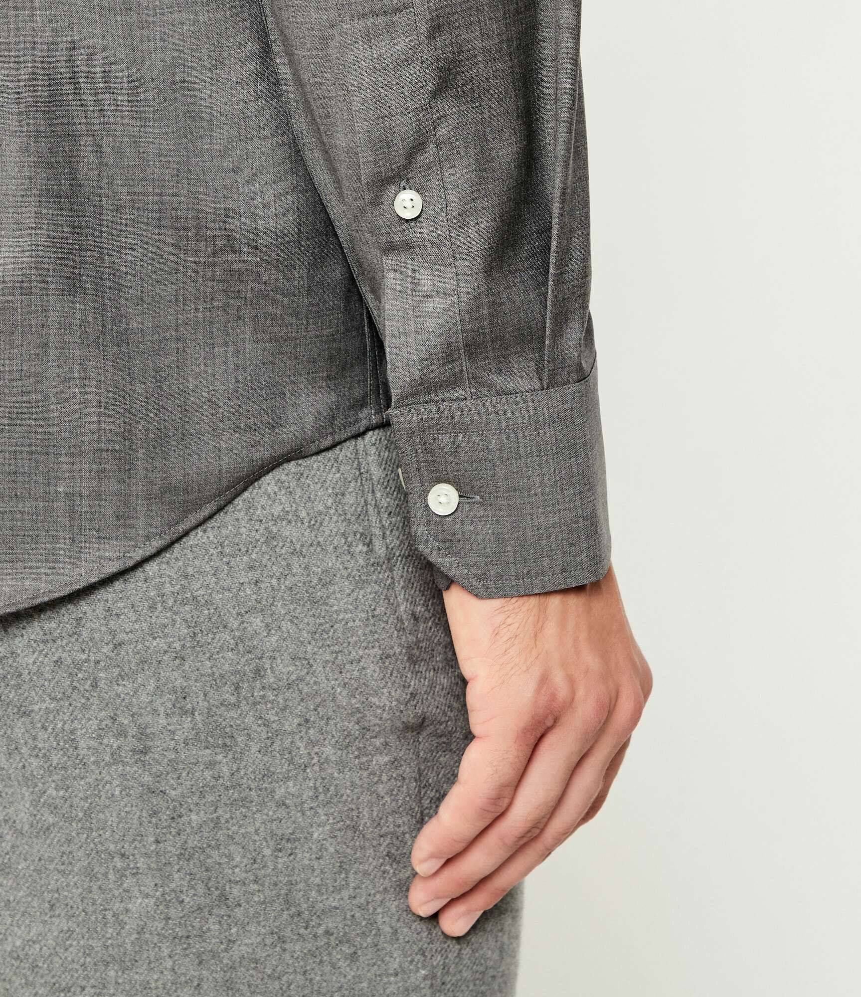 BOSS BLACK De lână cămașă H-JOE-kent-C1-214 | regular fit