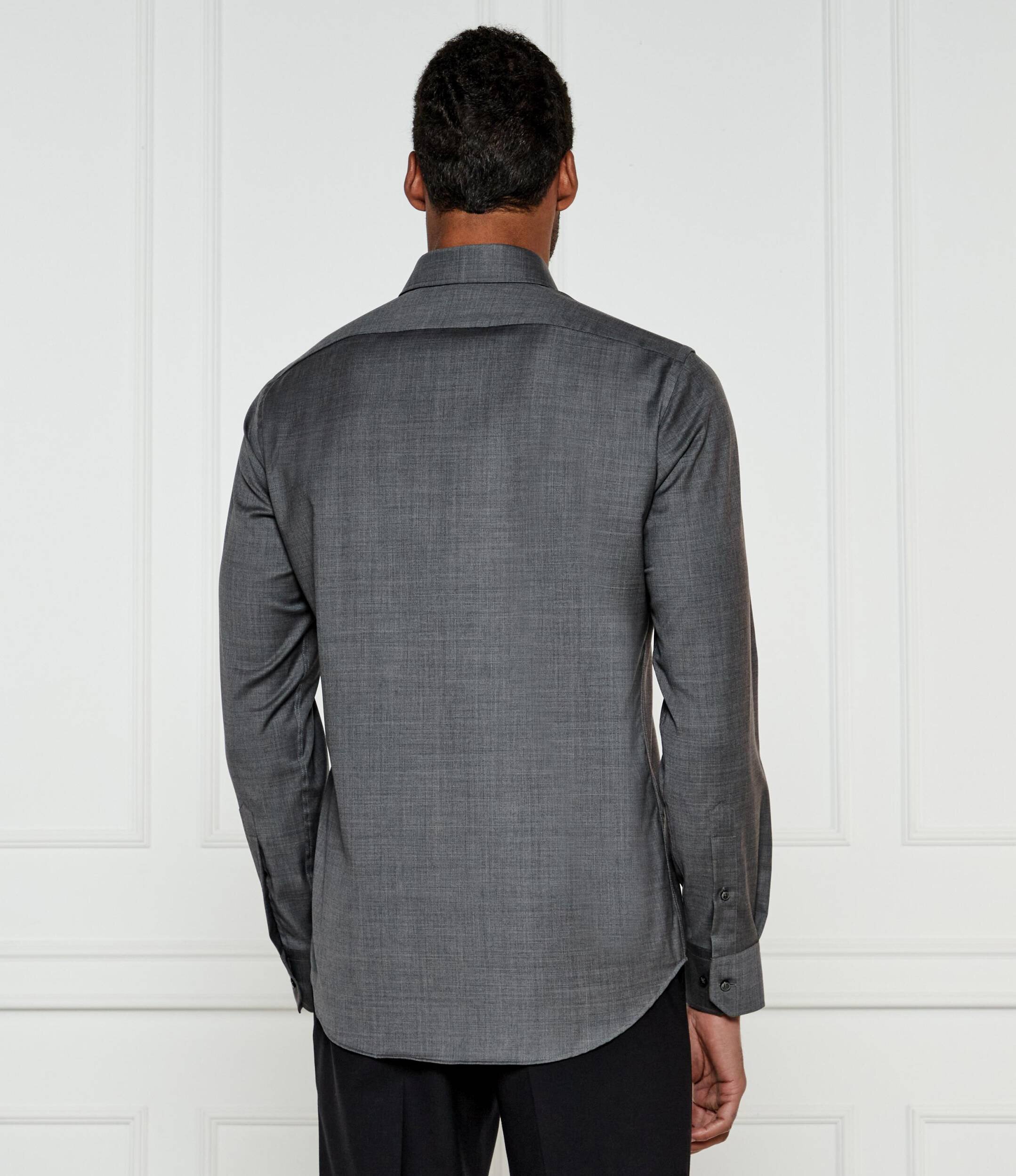 BOSS BLACK De lână cămașă H-JOE-kent-C1-214 | Regular Fit