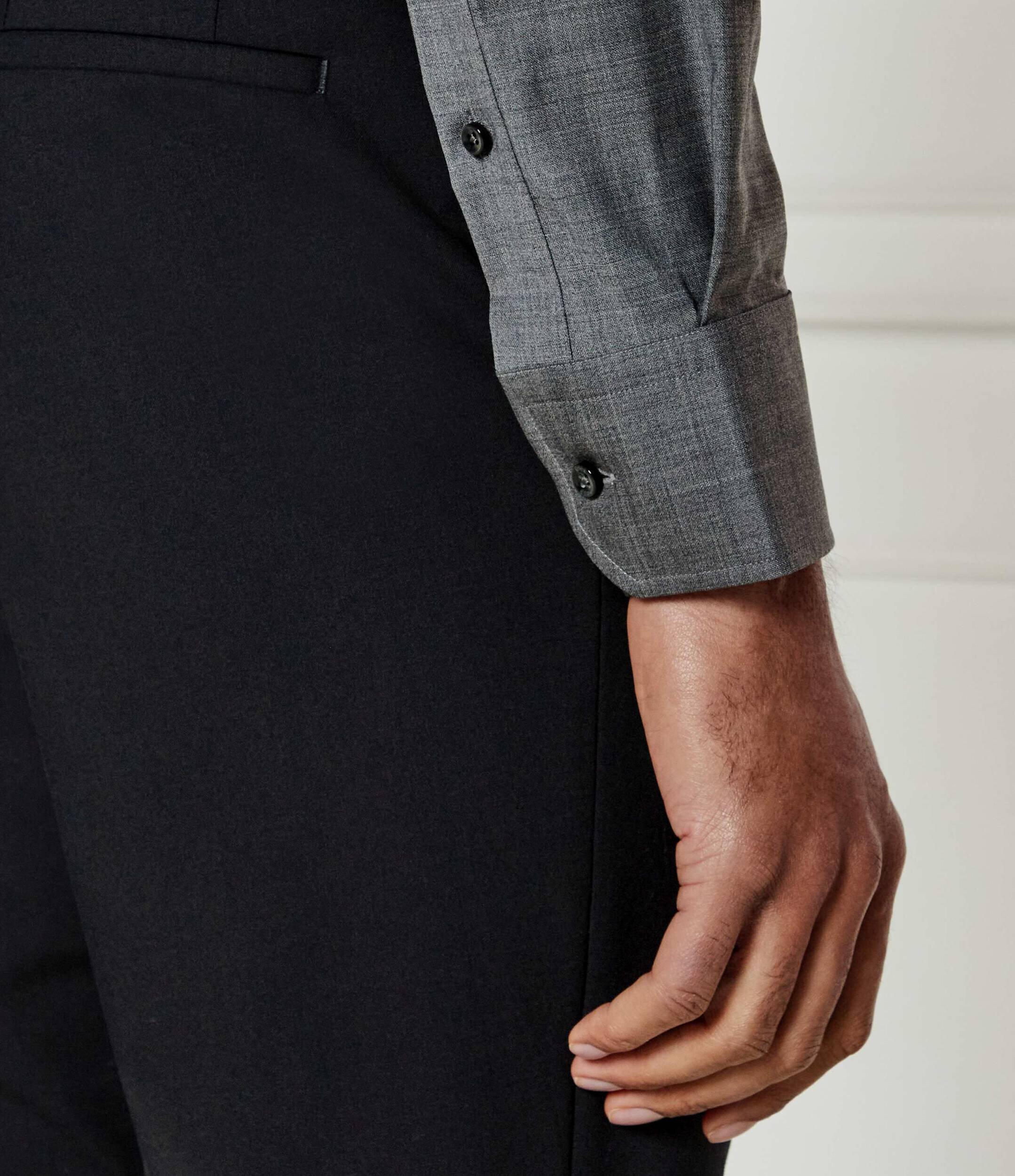BOSS BLACK De lână cămașă H-JOE-kent-C1-214 | Regular Fit