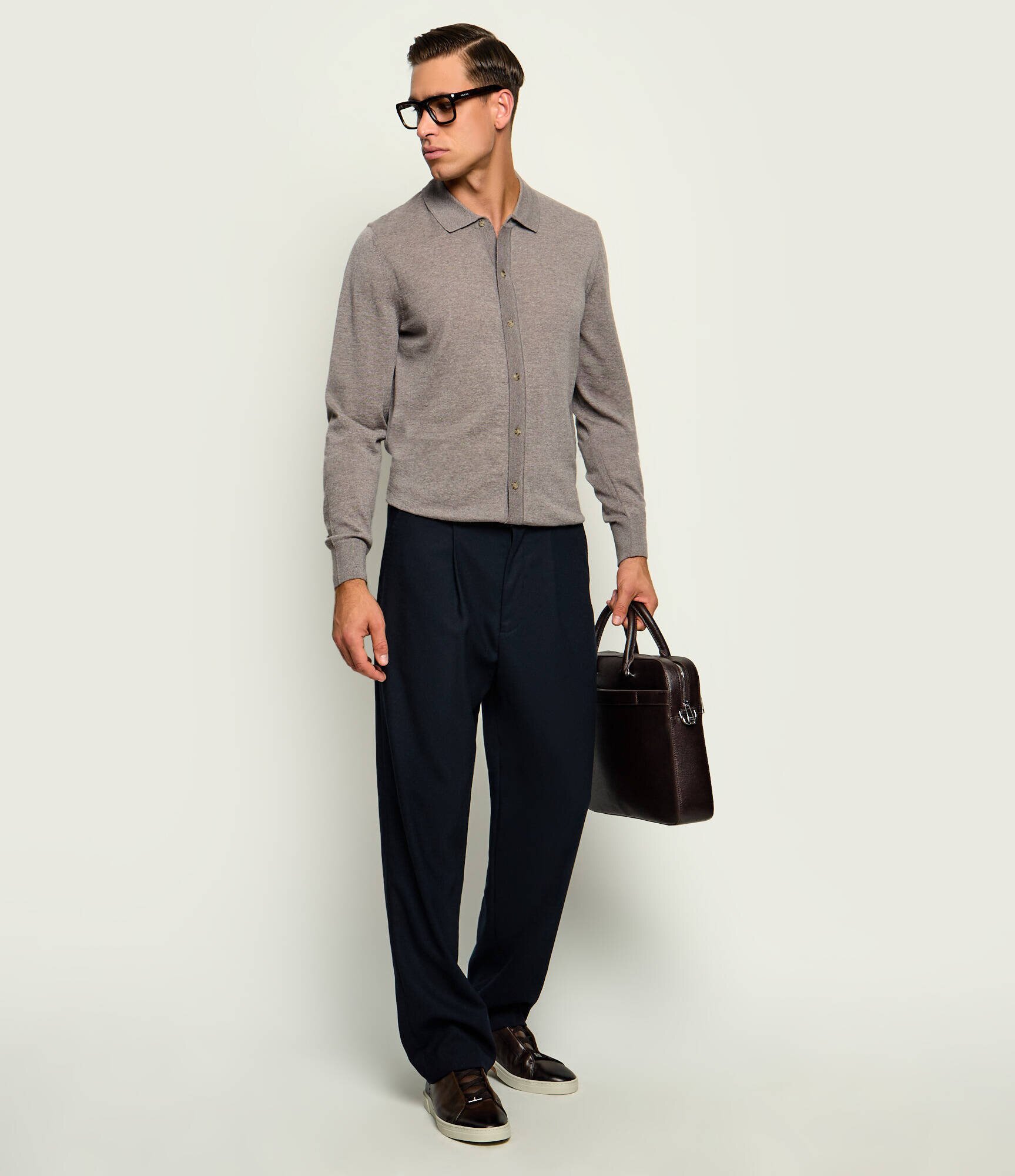 BOSS BLACK De lână cardigan H-Helbert | regular fit