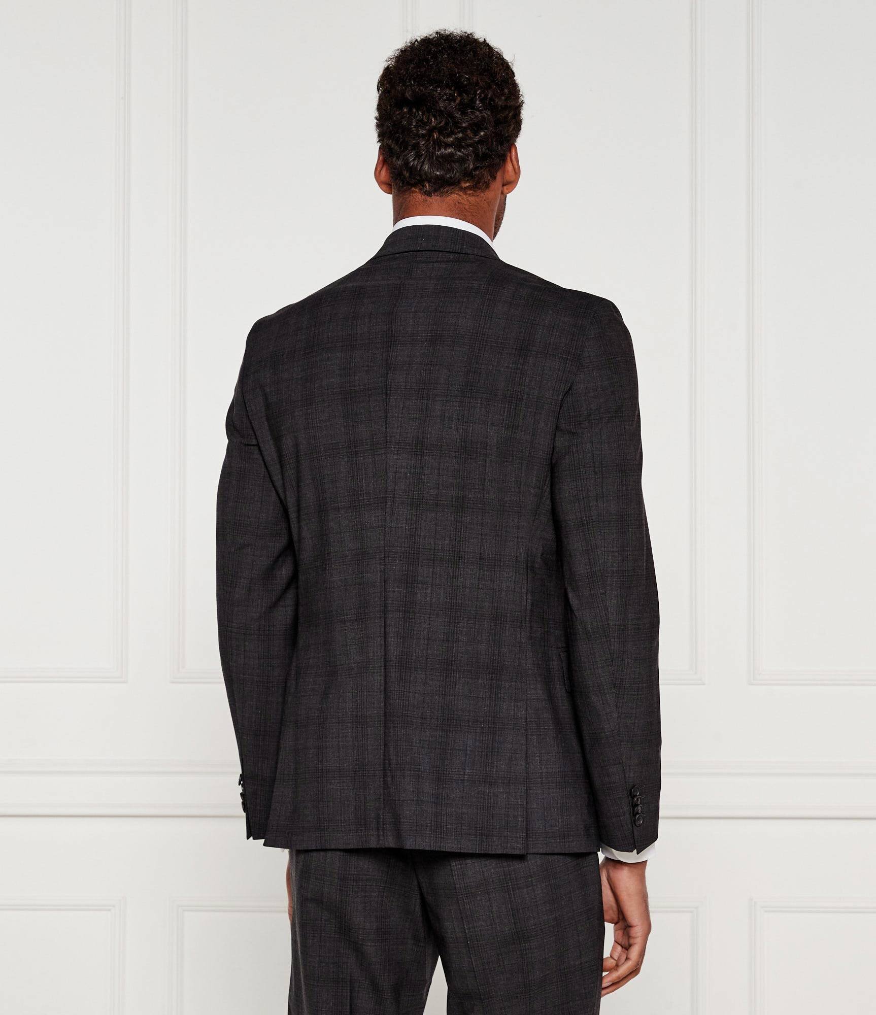 BOSS BLACK De lână costum P-Huge-2Pcs-252 | Slim Fit