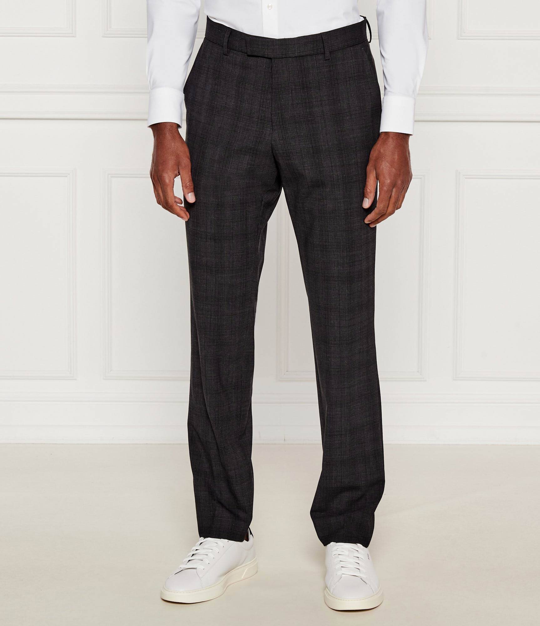 BOSS BLACK De lână costum P-Huge-2Pcs-252 | Slim Fit