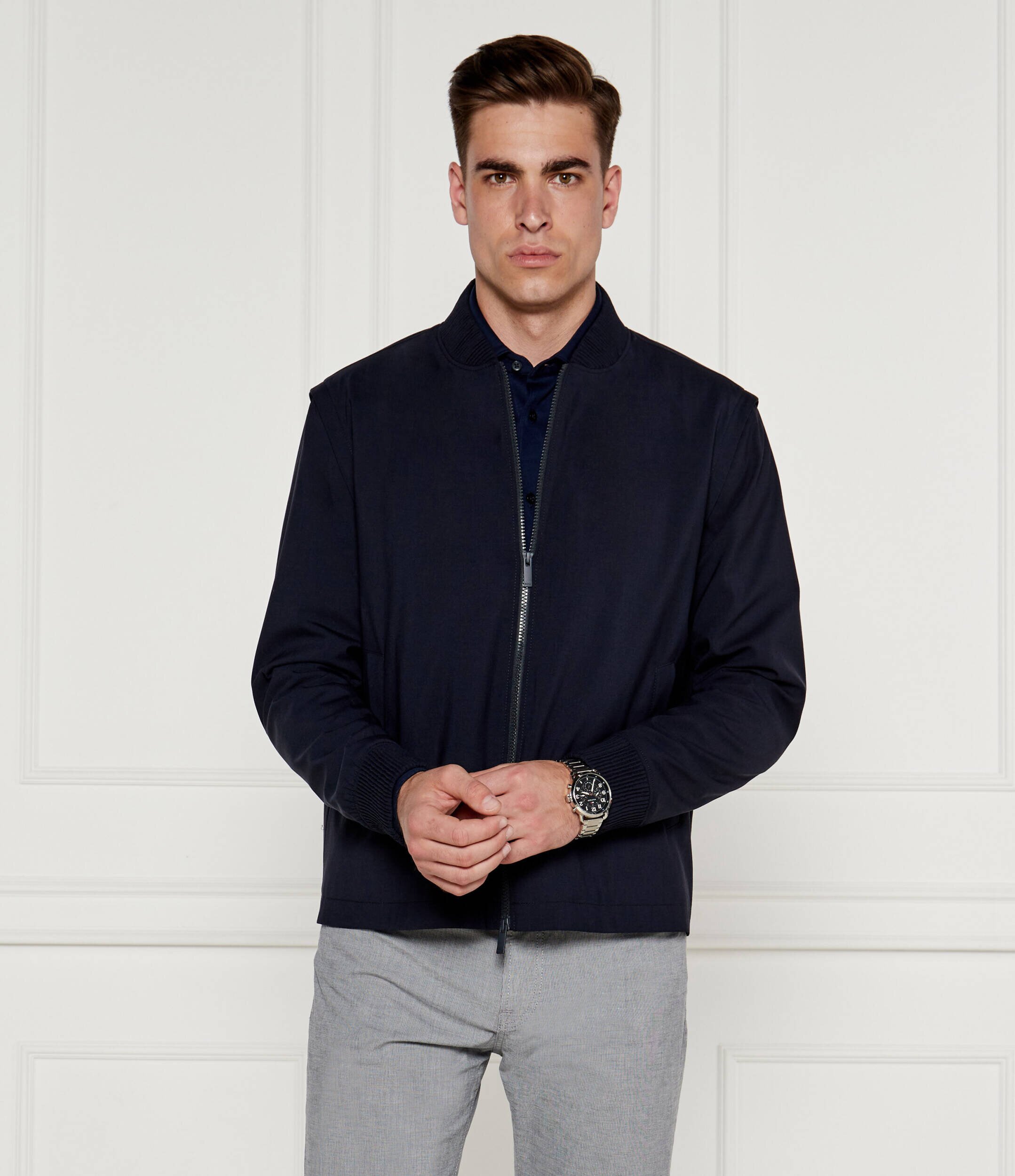 BOSS BLACK De lână geacă 2 în 1 | Regular Fit