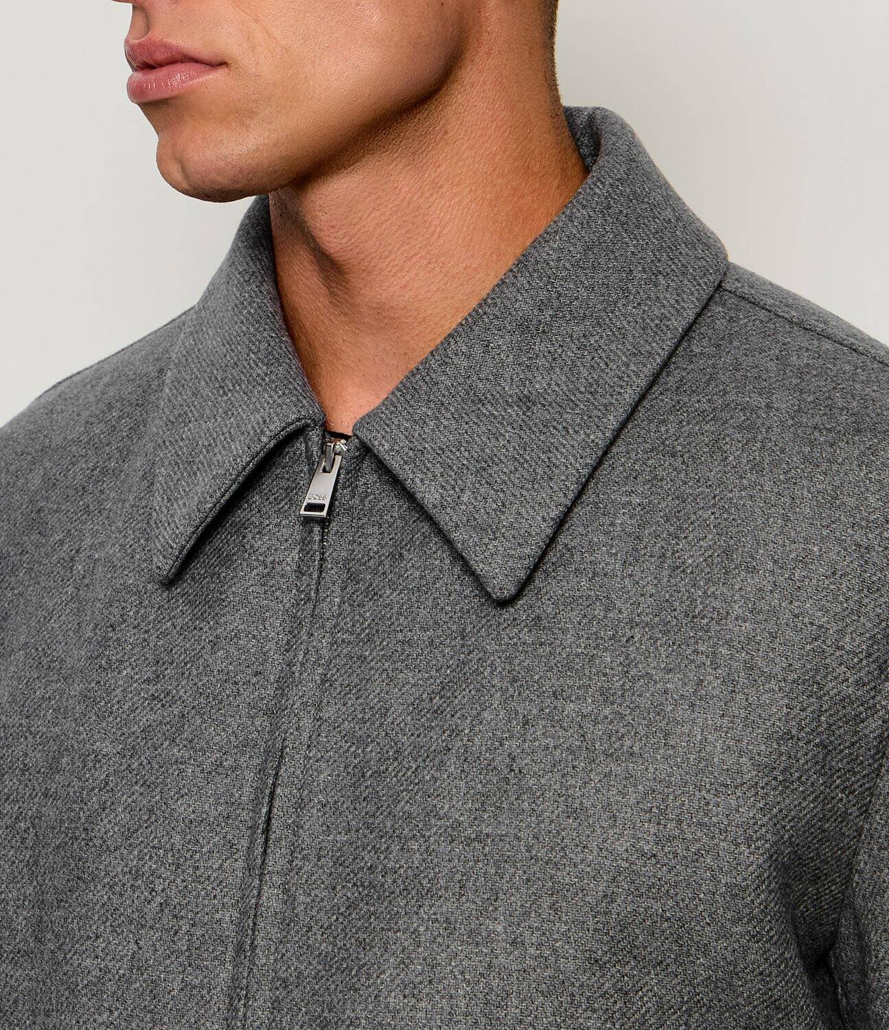 BOSS BLACK De lână geacă H-Charly-264 | Relaxed fit